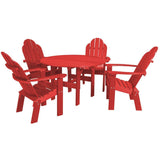 5 pc. Traditional 46" Inch Round Dining Set