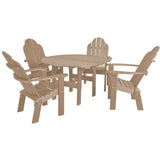 5 pc. Traditional 46" Inch Round Dining Set