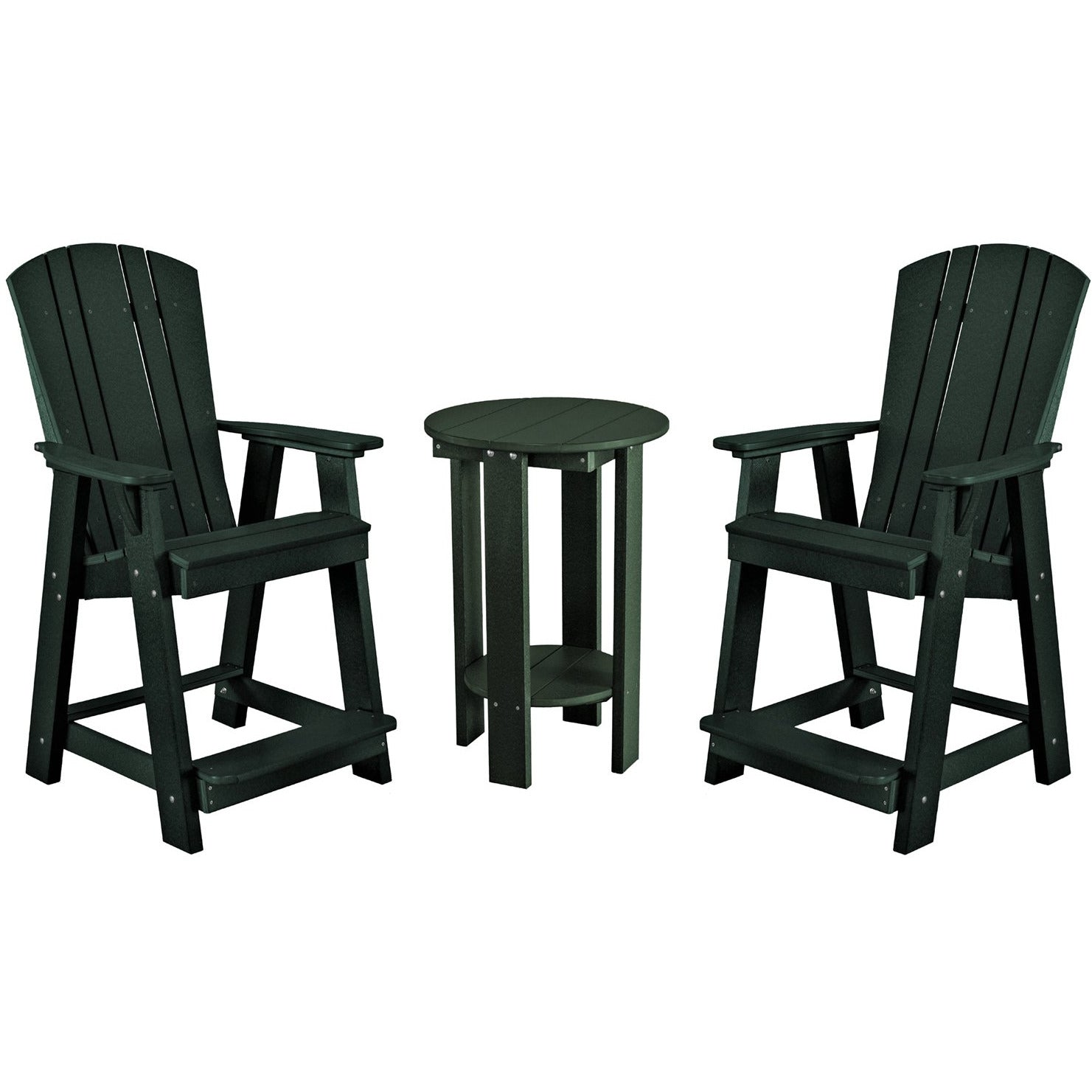 polywood furniture, patio furniture, bistro set, counter chairs, counter table set, poly resin furniture, polywood, duraweather poly, berlin gardens, sister bay furniture, recycled furniture, poly furniture, poly, outdoor furniture