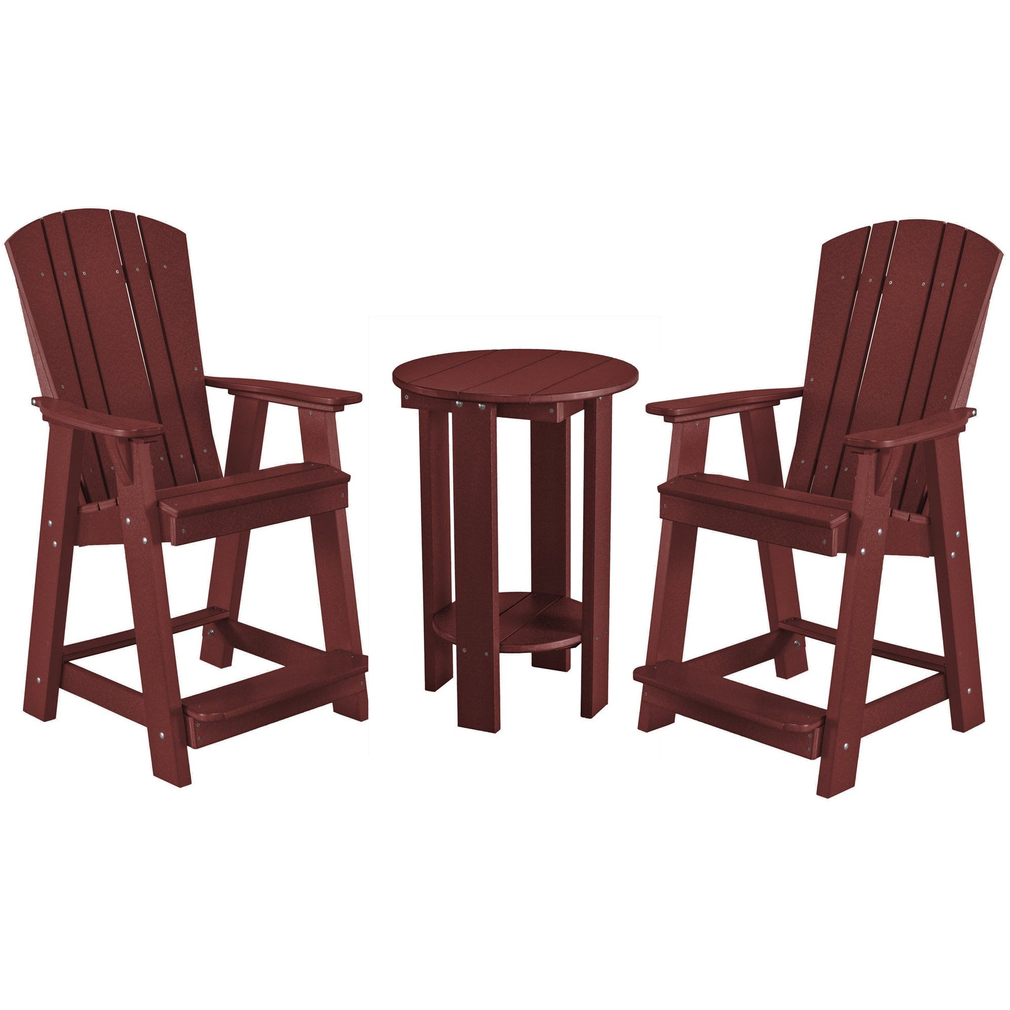 polywood furniture, patio furniture, bistro set, counter chairs, counter table set, poly resin furniture, polywood, duraweather poly, berlin gardens, sister bay furniture, recycled furniture, poly furniture, poly, outdoor furniture