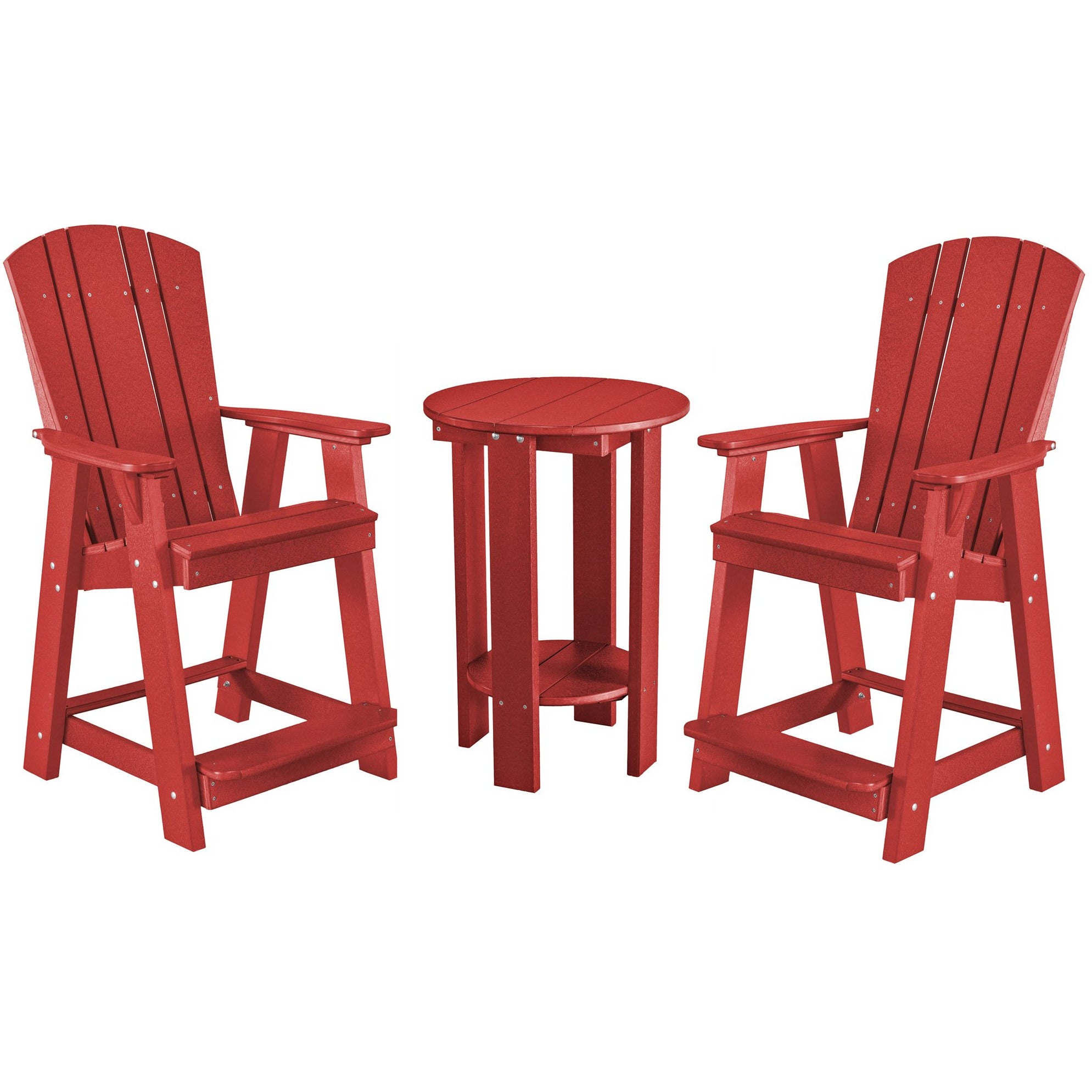 polywood furniture, patio furniture, bistro set, counter chairs, counter table set, poly resin furniture, polywood, duraweather poly, berlin gardens, sister bay furniture, recycled furniture, poly furniture, poly, outdoor furniture