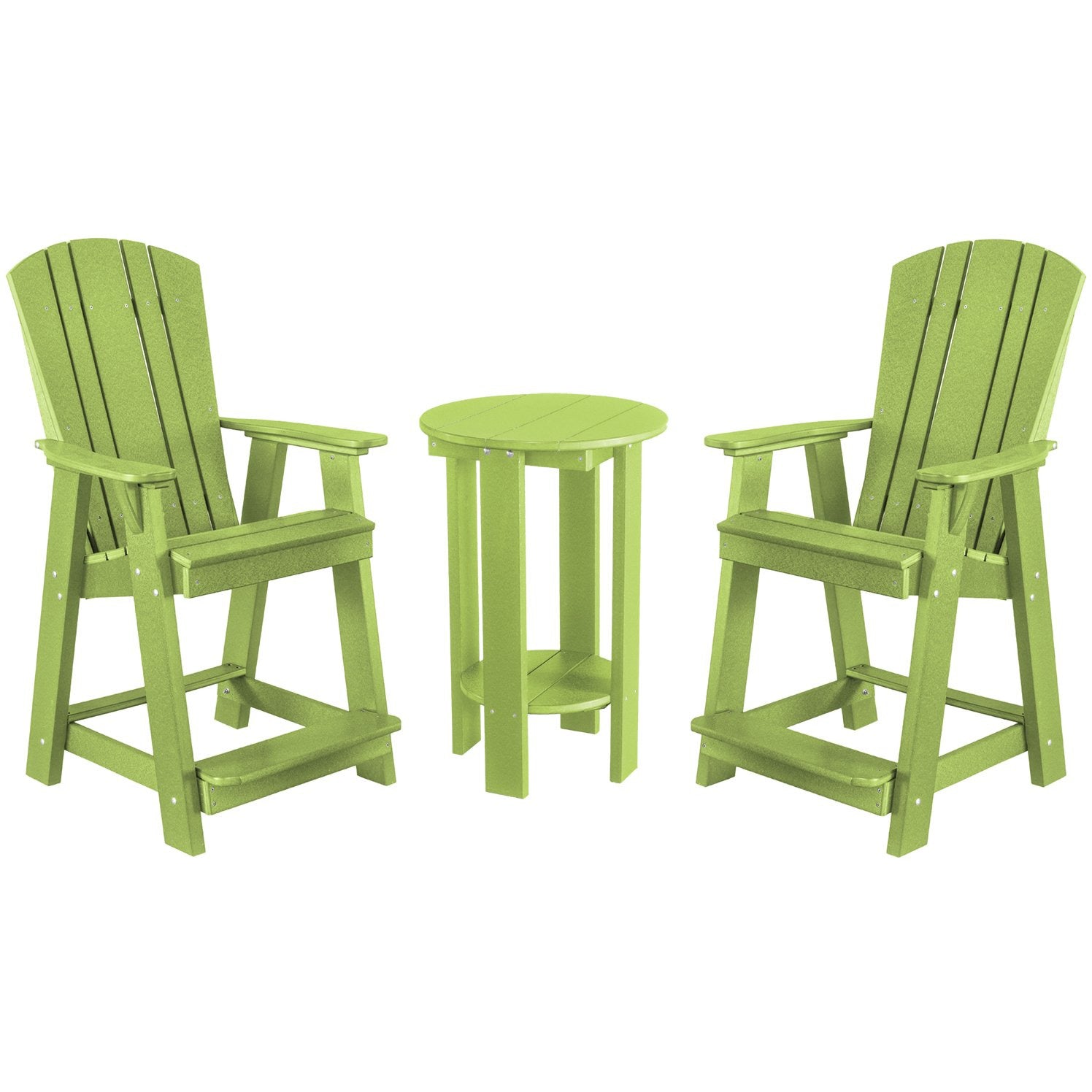polywood furniture, patio furniture, bistro set, counter chairs, counter table set, poly resin furniture, polywood, duraweather poly, berlin gardens, sister bay furniture, recycled furniture, poly furniture, poly, outdoor furniture