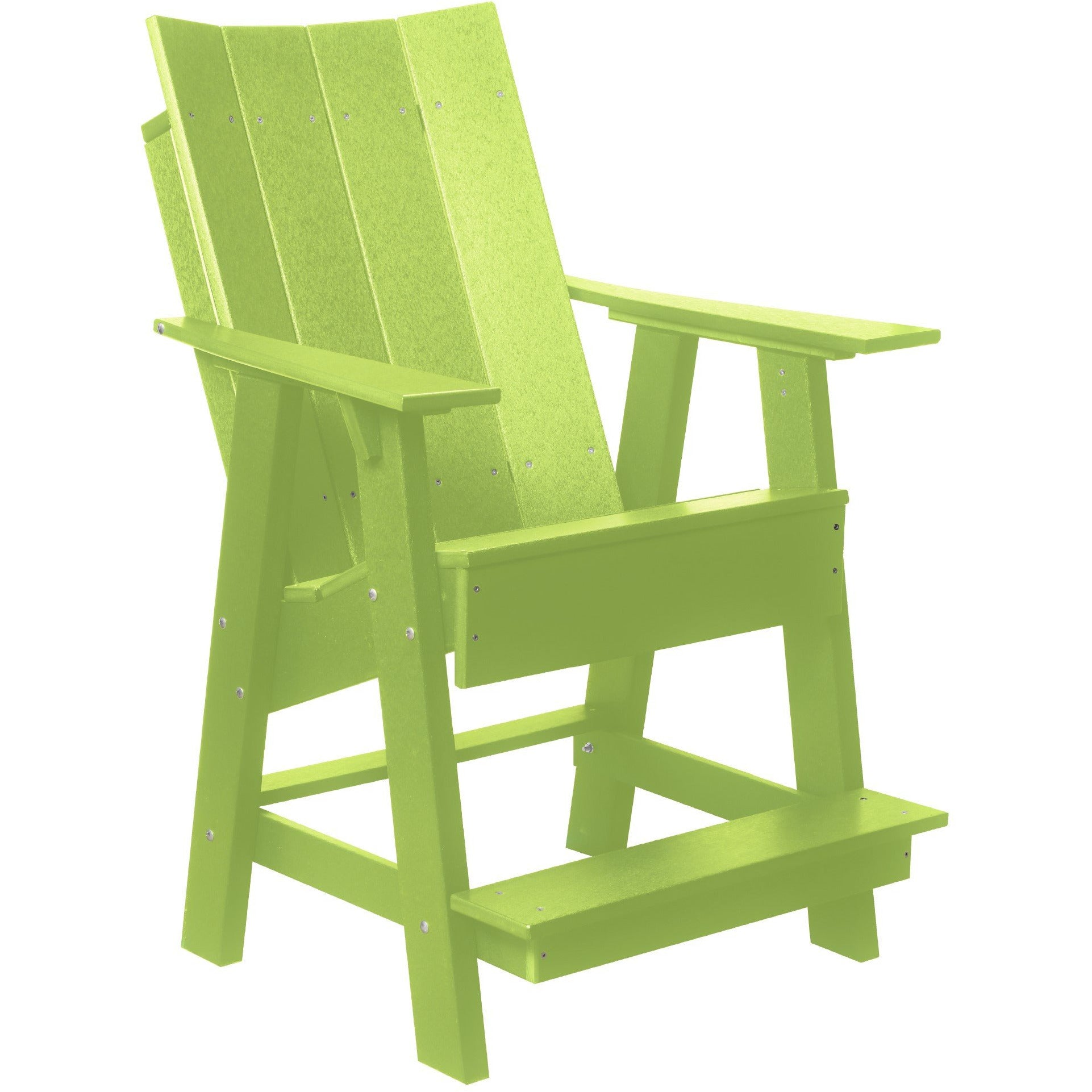 duraweather polywood patio furniture counter bar height adirondack chair 