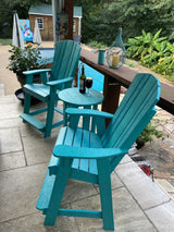 polywood furniture, patio furniture, bistro set, counter chairs, counter table set, poly resin furniture, polywood, duraweather poly, berlin gardens, sister bay furniture, recycled furniture, poly furniture, poly, outdoor furniture