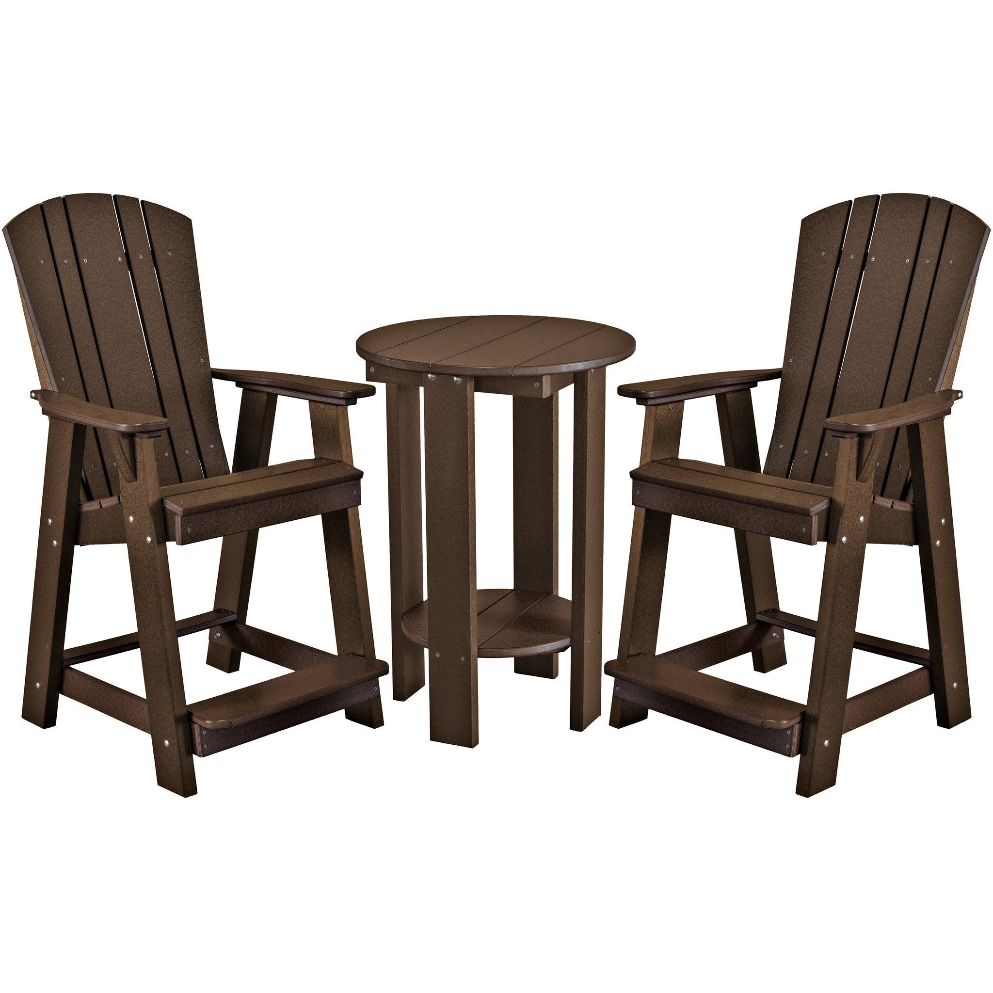 polywood furniture, patio furniture, bistro set, counter chairs, counter table set, poly resin furniture, polywood, duraweather poly, berlin gardens, sister bay furniture, recycled furniture, poly furniture, poly, outdoor furniture