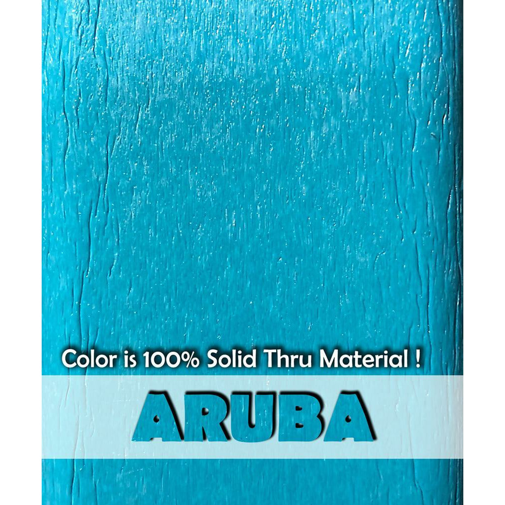 aruba blue frame sample uv protected poly wood