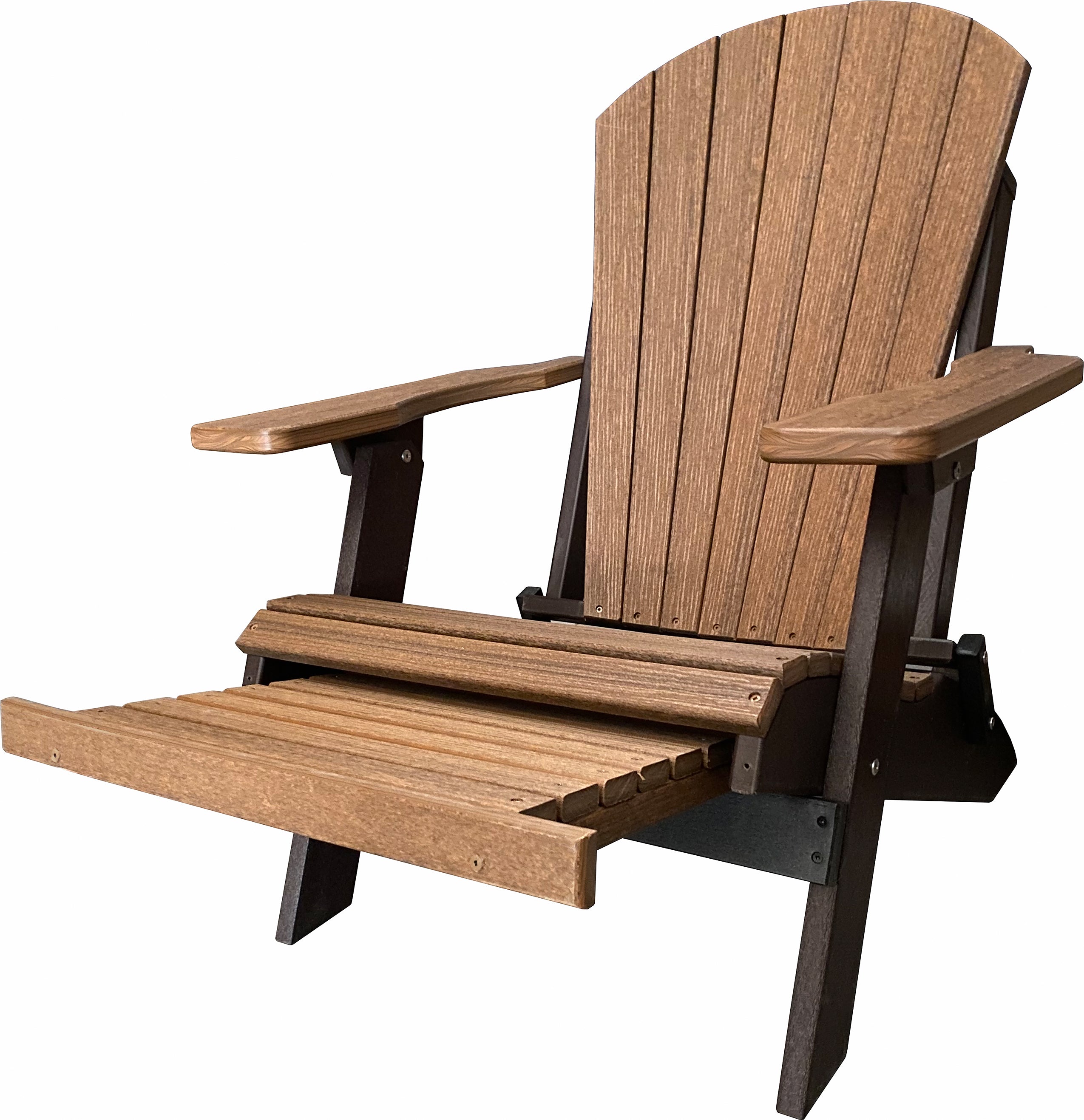 DuraWeather Poly; Retractable Ottoman Footrest - Ships Fully Assembled (Chair Not Included)