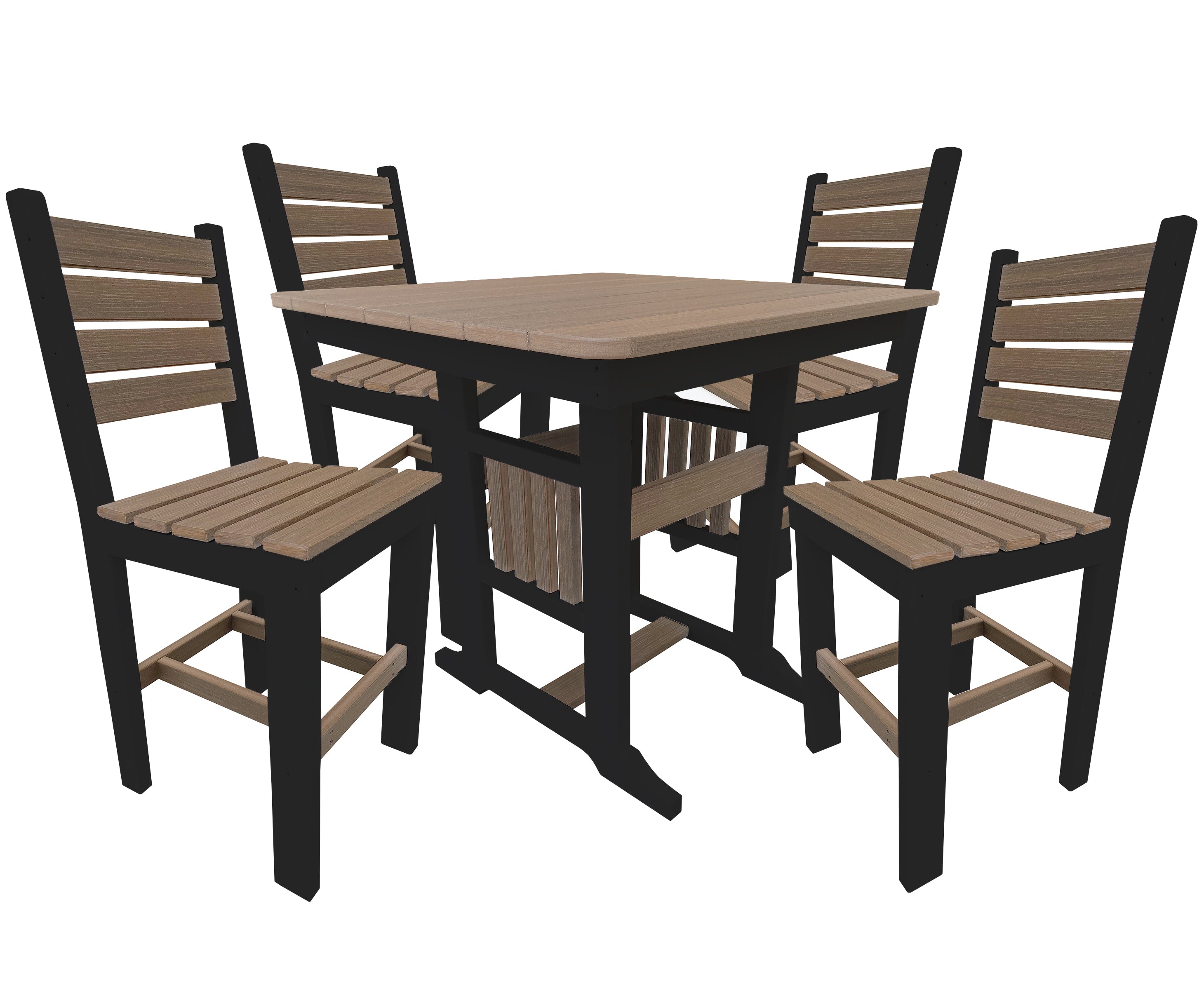 DURAWEATHER POLY® 5-Piece Countryside Dining Table Set Counter Height