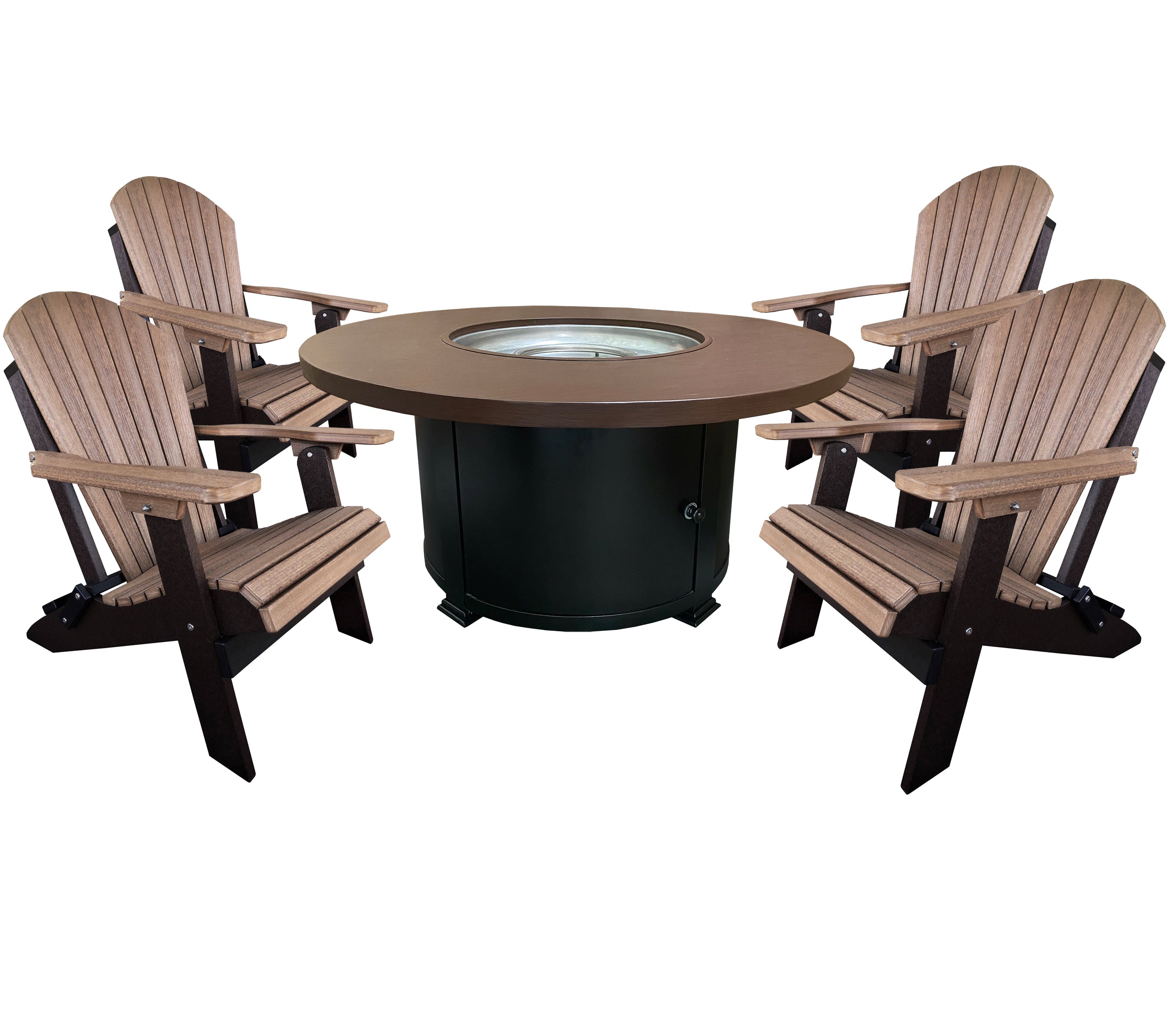 DuraWeather Poly&reg; Ultimate 48"rd Classic Outdoor Fire Pit Package