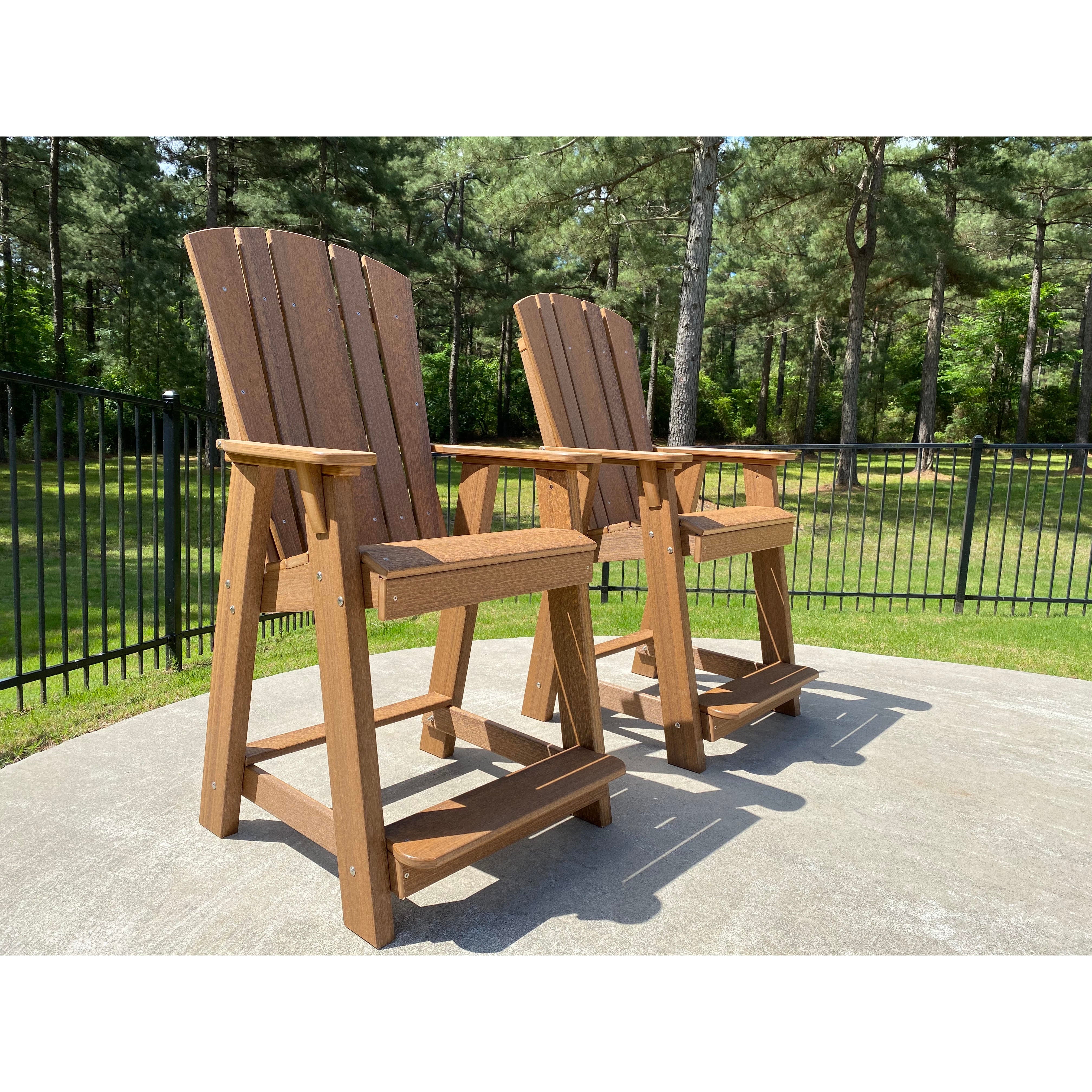 DURAWEATHER POLY® Plantation Adirondack Chair Counter Height