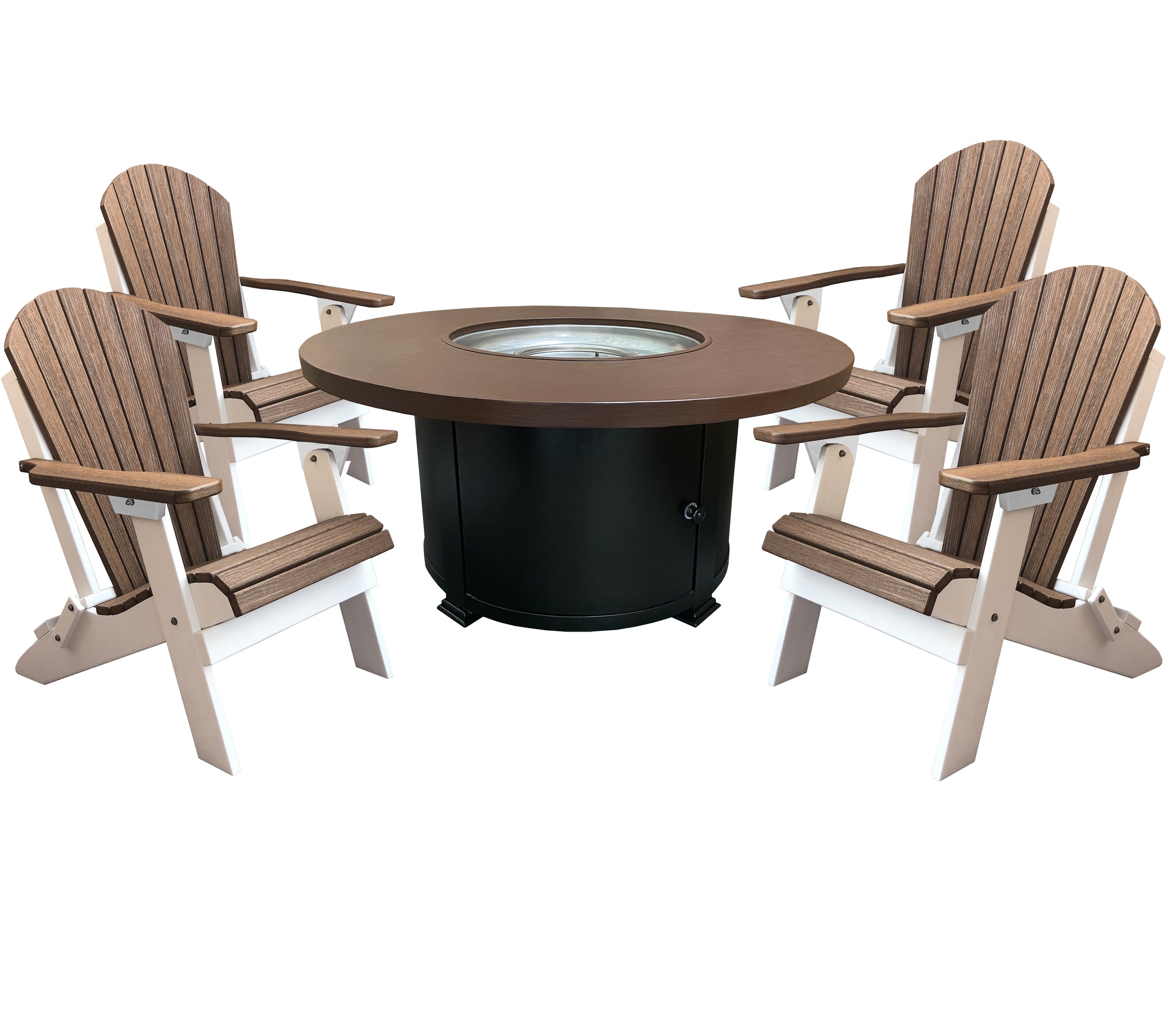 DuraWeather Poly&reg; Ultimate 48"rd Classic Outdoor Fire Pit Package