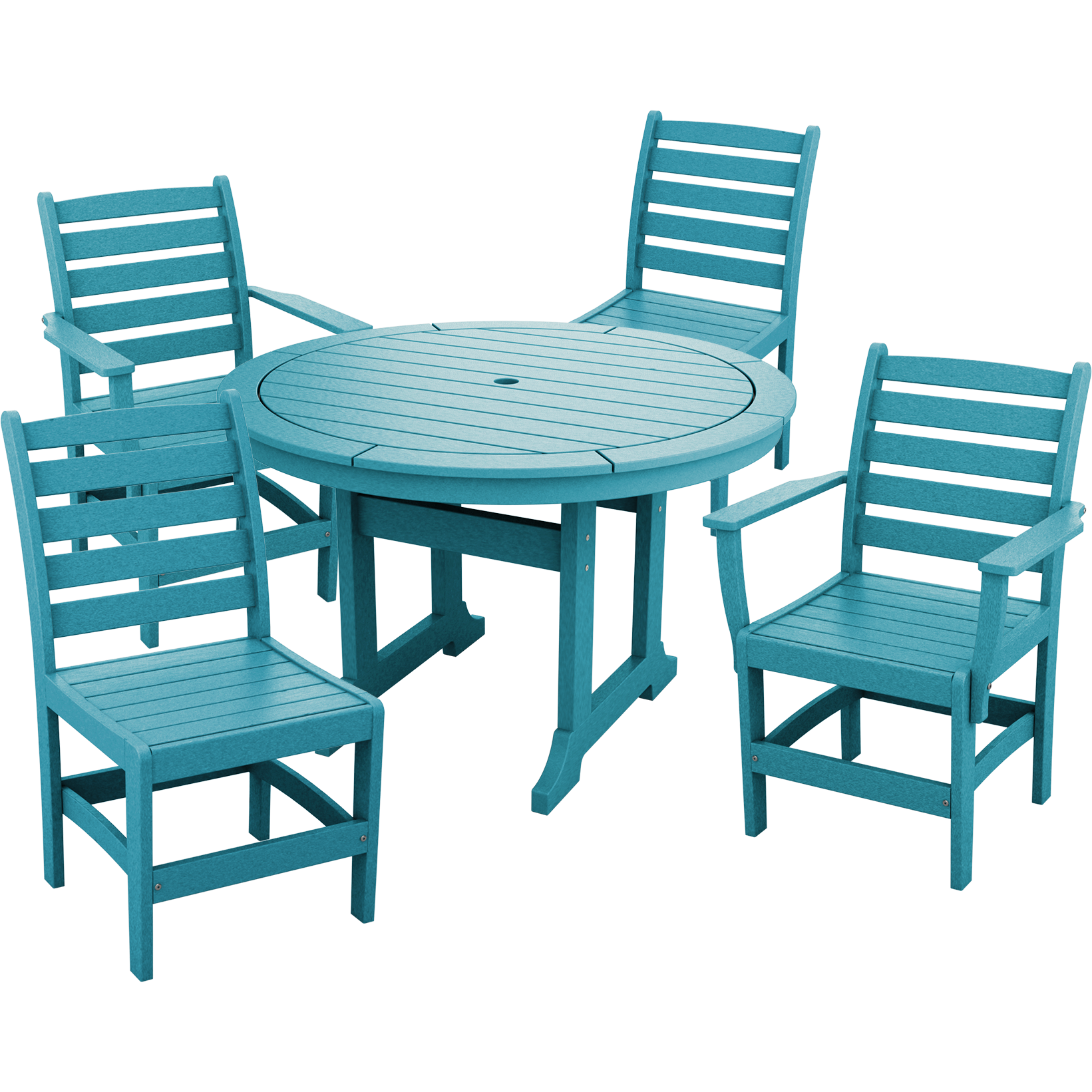 DURAWEATHER POLY® 5-Piece Meadowbrook Dining Table Set with Two Arm Chairs and Two Side Chairs