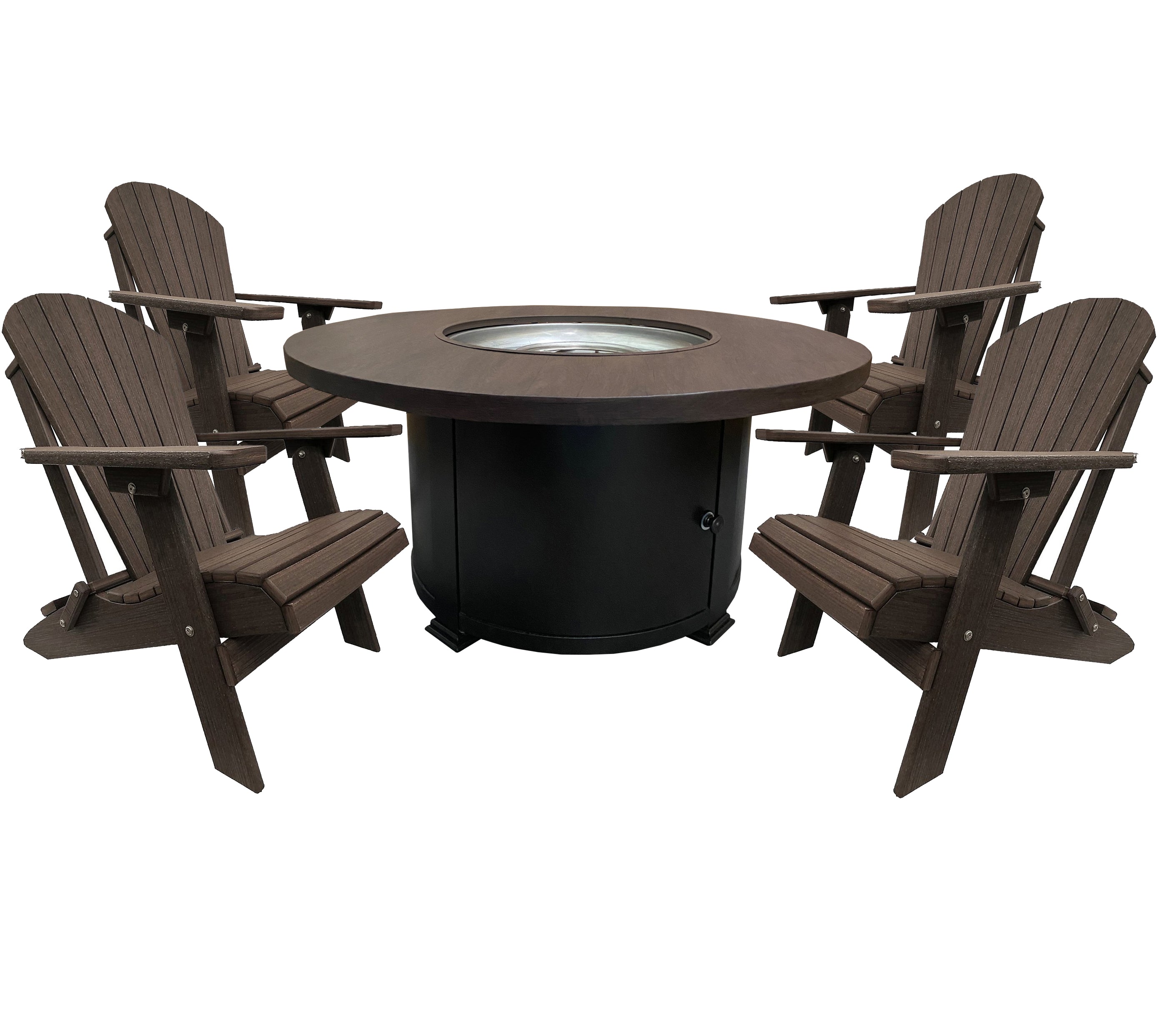 DuraWeather Poly&reg; Ultimate 48"rd Classic Outdoor Fire Pit Package