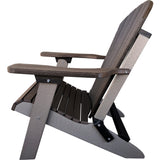 New! DuraWeather Poly&reg; King Size Folding Adirondack Chair - Signature Collection