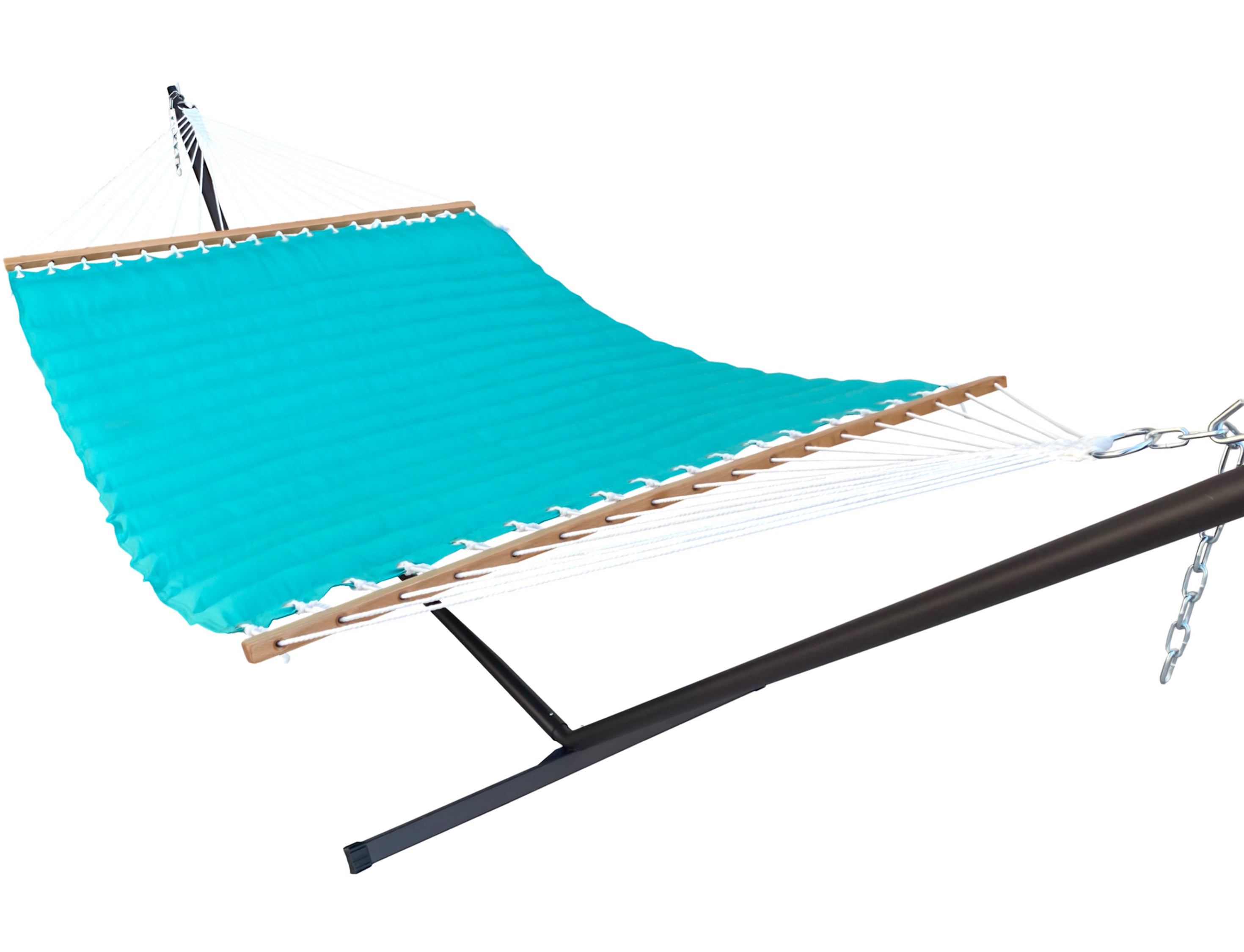 DURAWEATHER POLY® Hammock with Steel Stand and Pillow in Sunbrella Fabrics