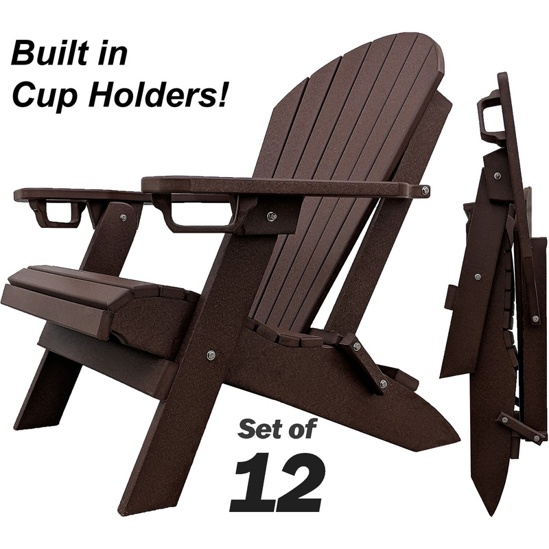 polywood folding adirondack chair