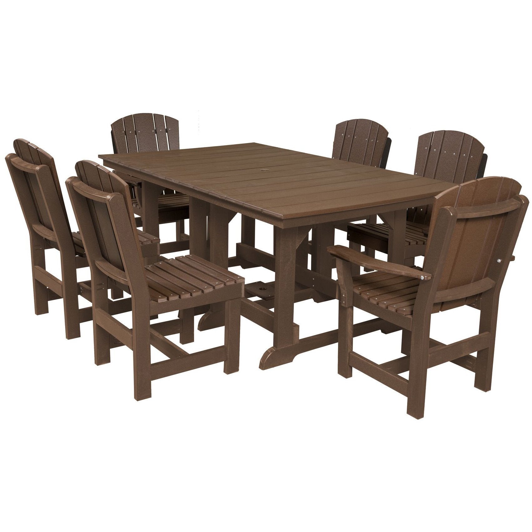 DURAWEATHER POLY® 7-Piece Plantation Dining Table Set