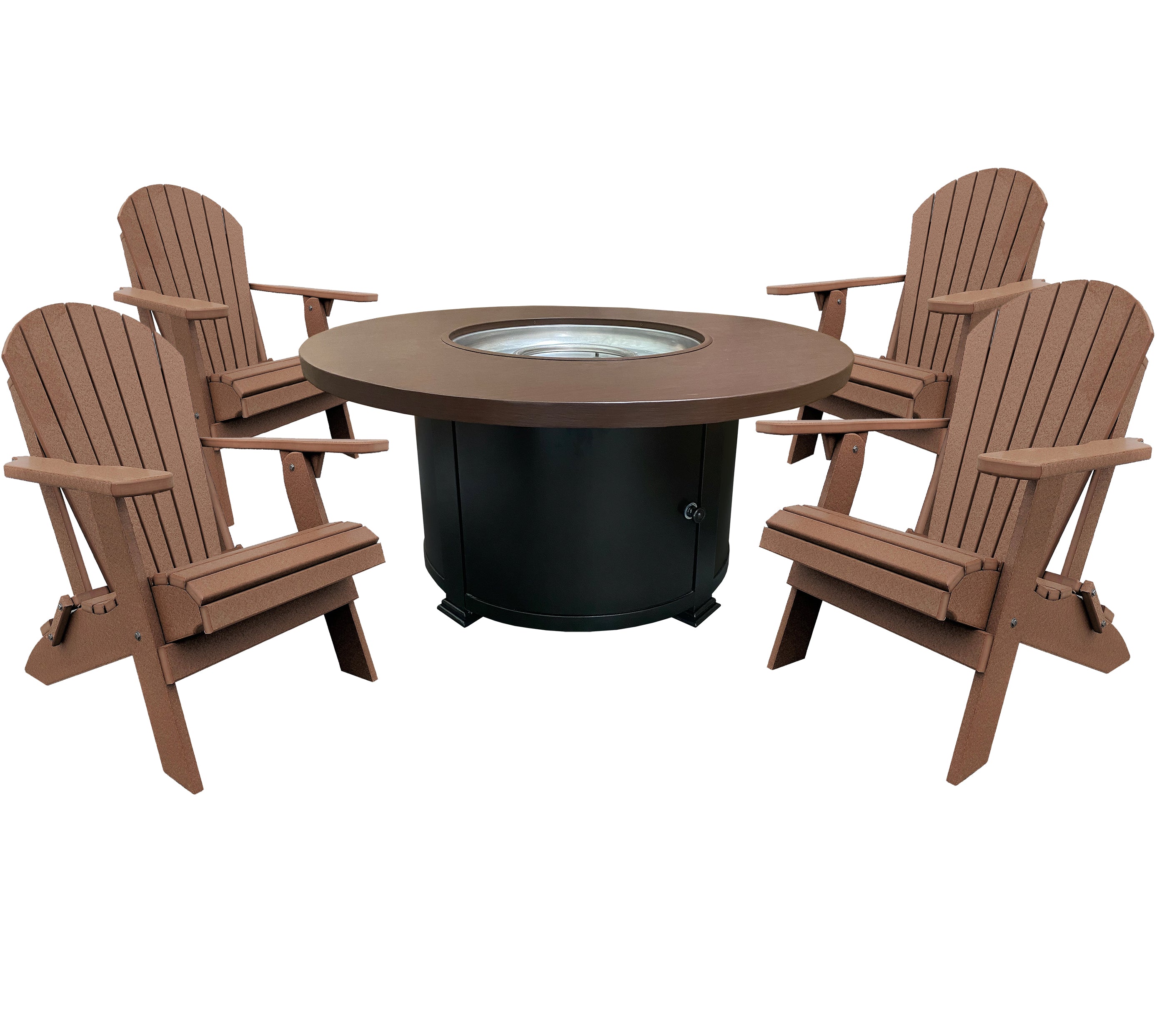 DuraWeather Poly&reg; Ultimate 48"rd Classic Outdoor Fire Pit Package
