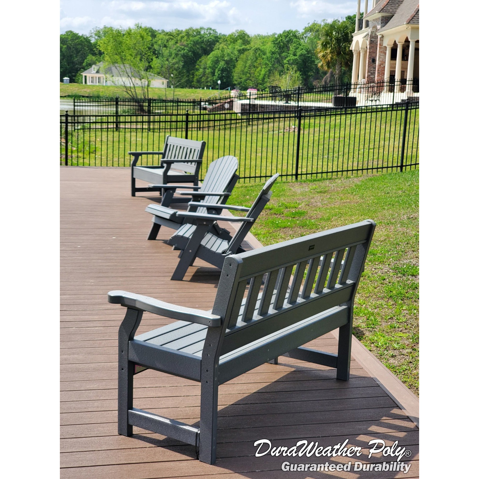 DuraWeather Poly ENGLISH Garden Mission Bench