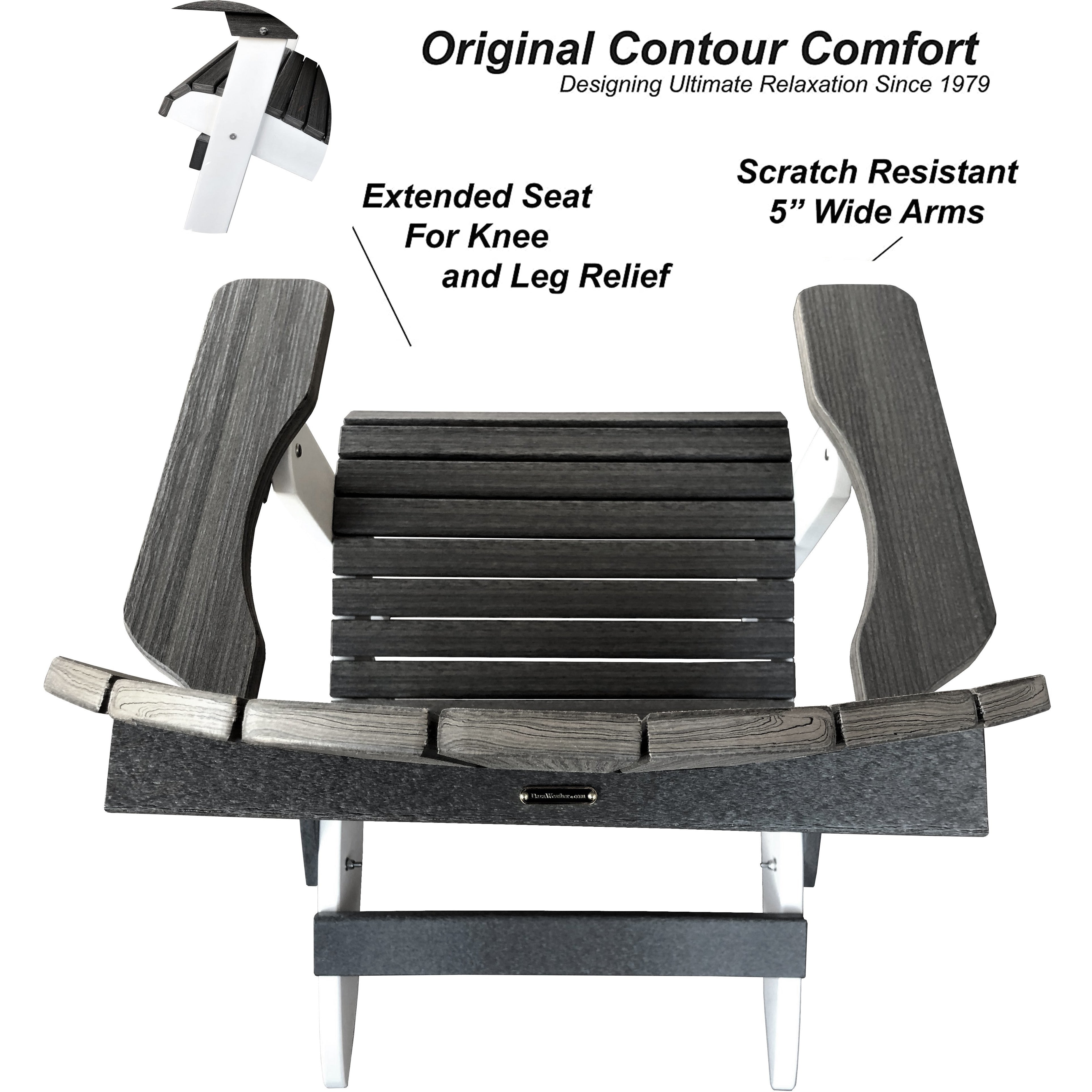 polywood folding adirondack chair