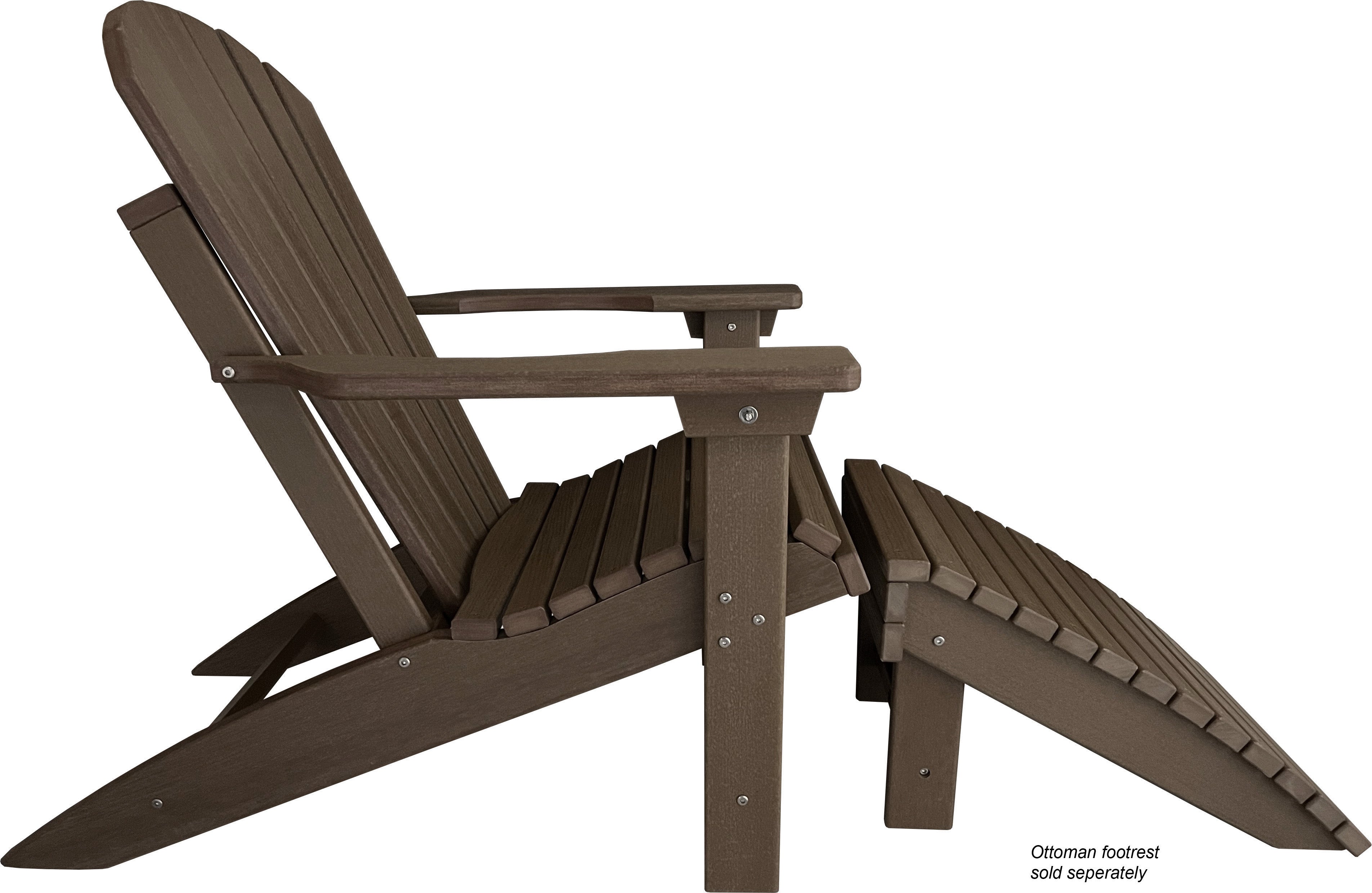 DURAWEATHER POLY® Stationary Adirondack Chair King Size