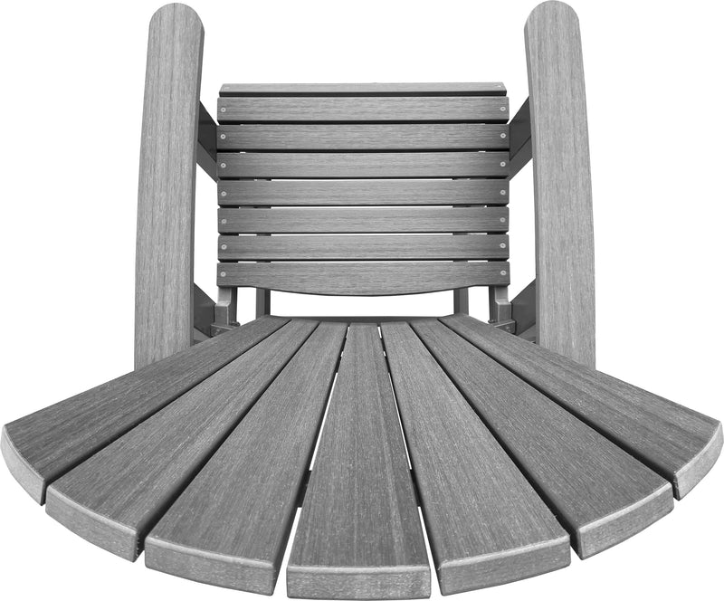 Wood Grain Polywood Adirondack Chairs Counter Height