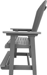 Wood Grain Polywood Adirondack Chairs Counter Height