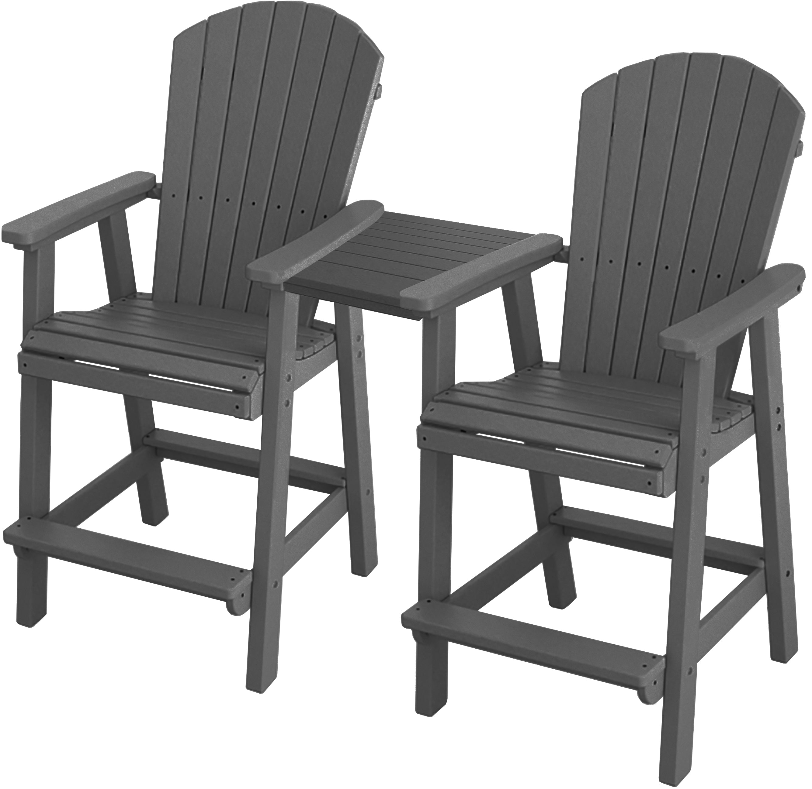 DURAWEATHER POLY® Traditional Adirondack Dining Tete-a-tete