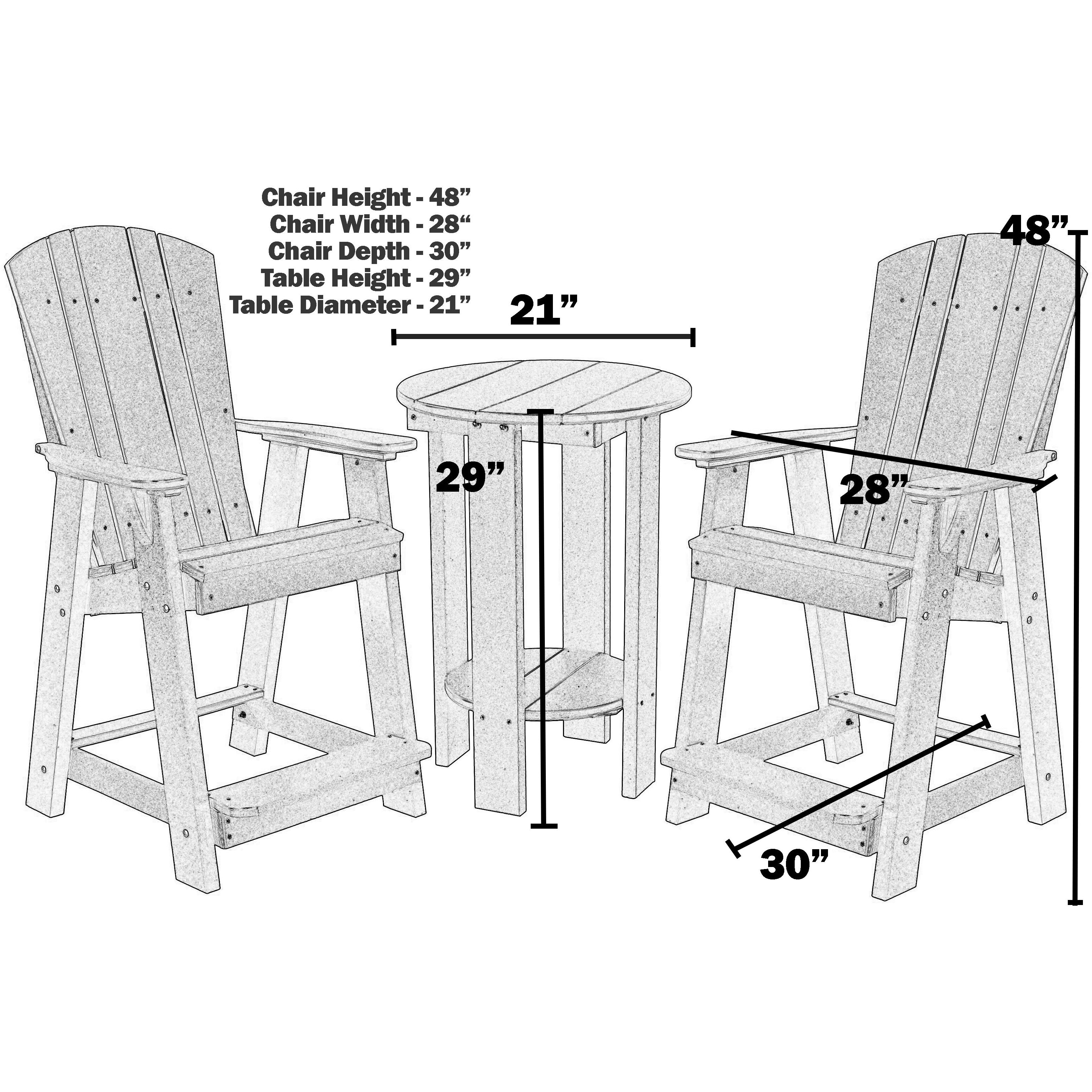 polywood furniture, patio furniture, bistro set, counter chairs, counter table set, poly resin furniture, polywood, duraweather poly, berlin gardens, sister bay furniture, recycled furniture, poly furniture, poly, outdoor furniture, bar chairs, bar set, outdoor bar set