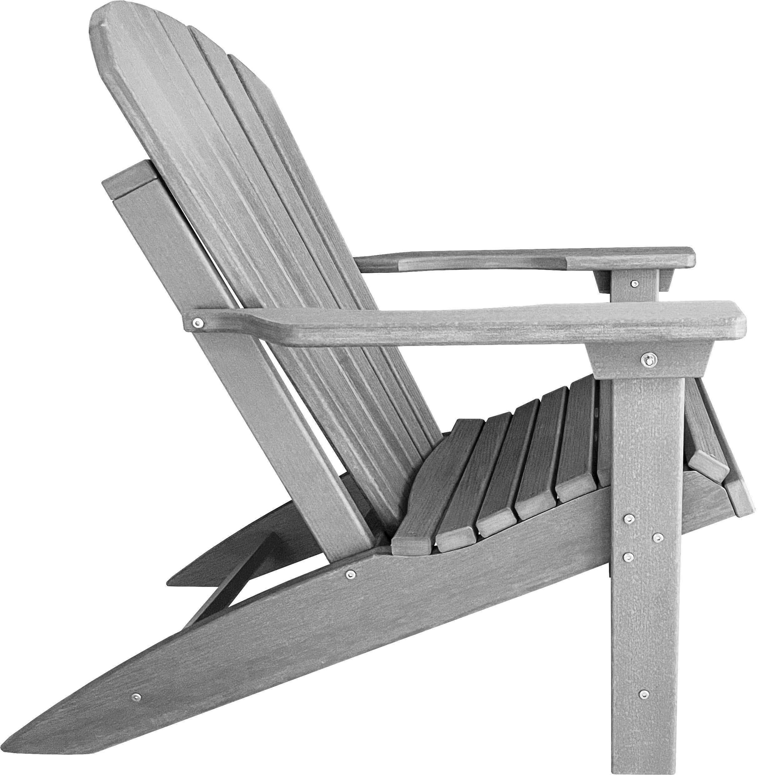 DURAWEATHER POLY® SET OF 4 Stationary Adirondack Chairs King Size