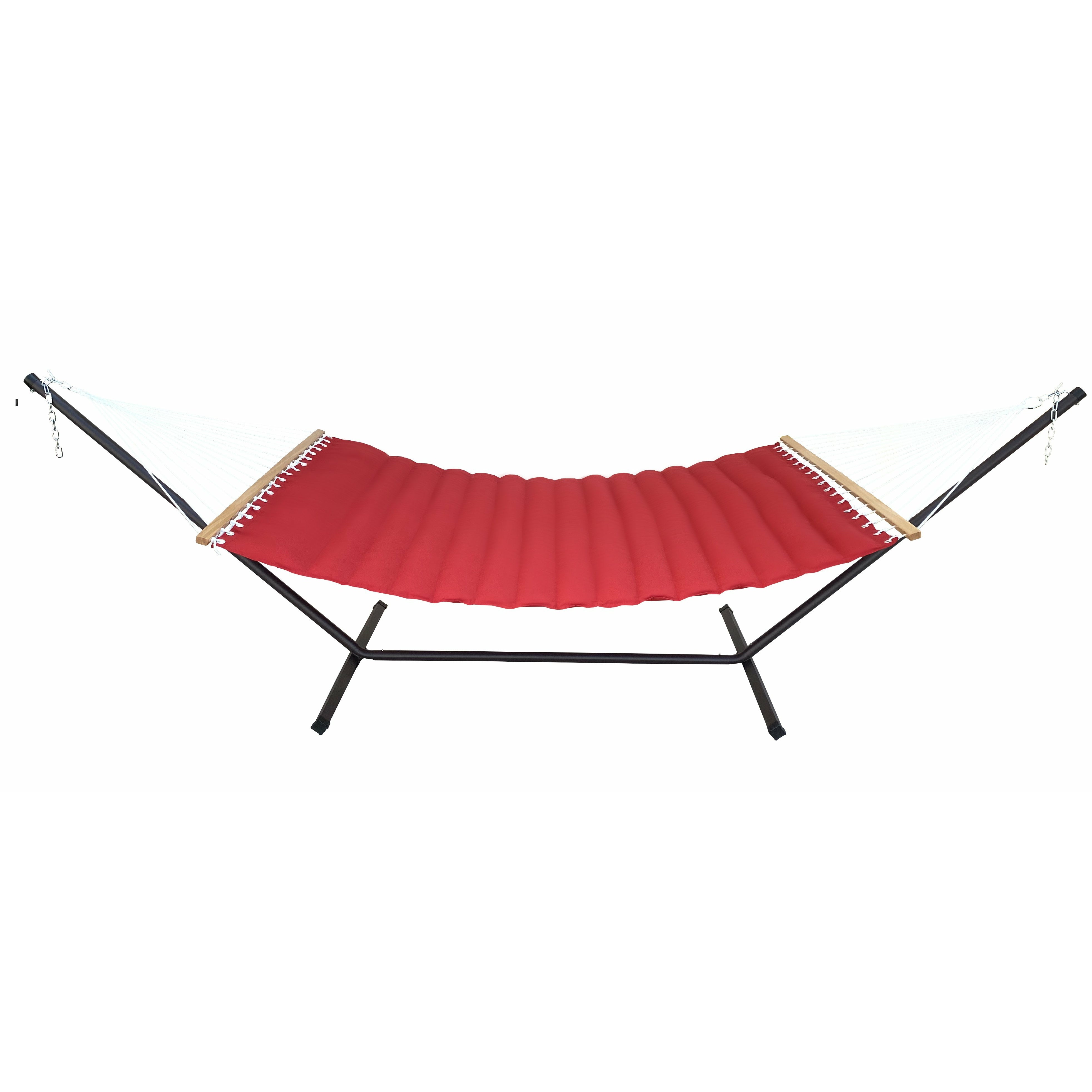 DURAWEATHER POLY® Hammock with Steel Stand and Pillow in Sunbrella Fabrics