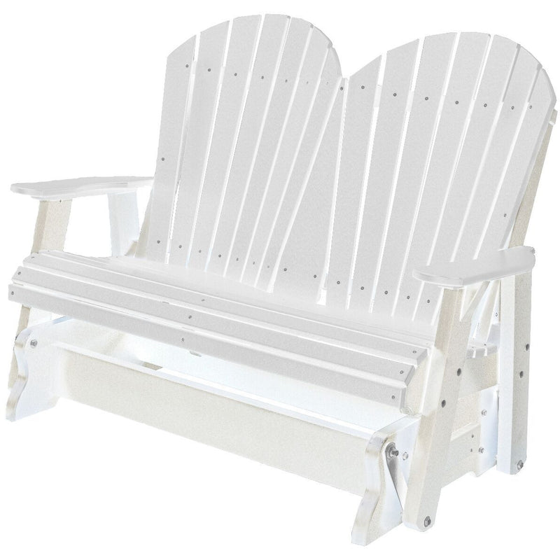 outdoor double glider rocker duraweather polywood allweather rustic furniture