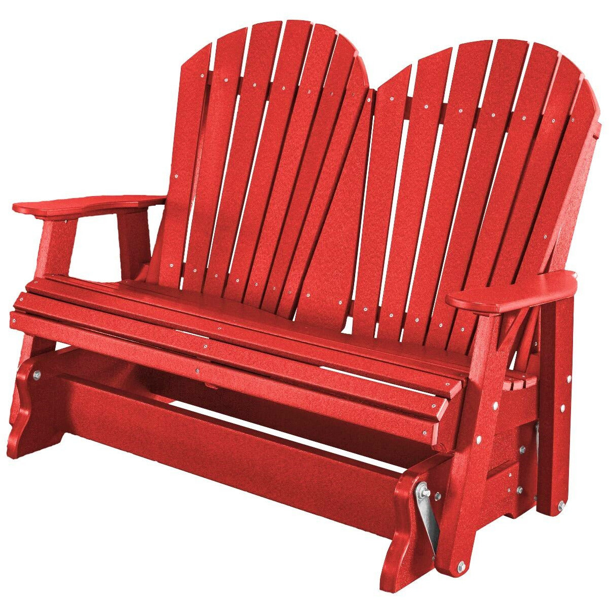 DuraWeather Poly Adirondack Loveseat Double Glider