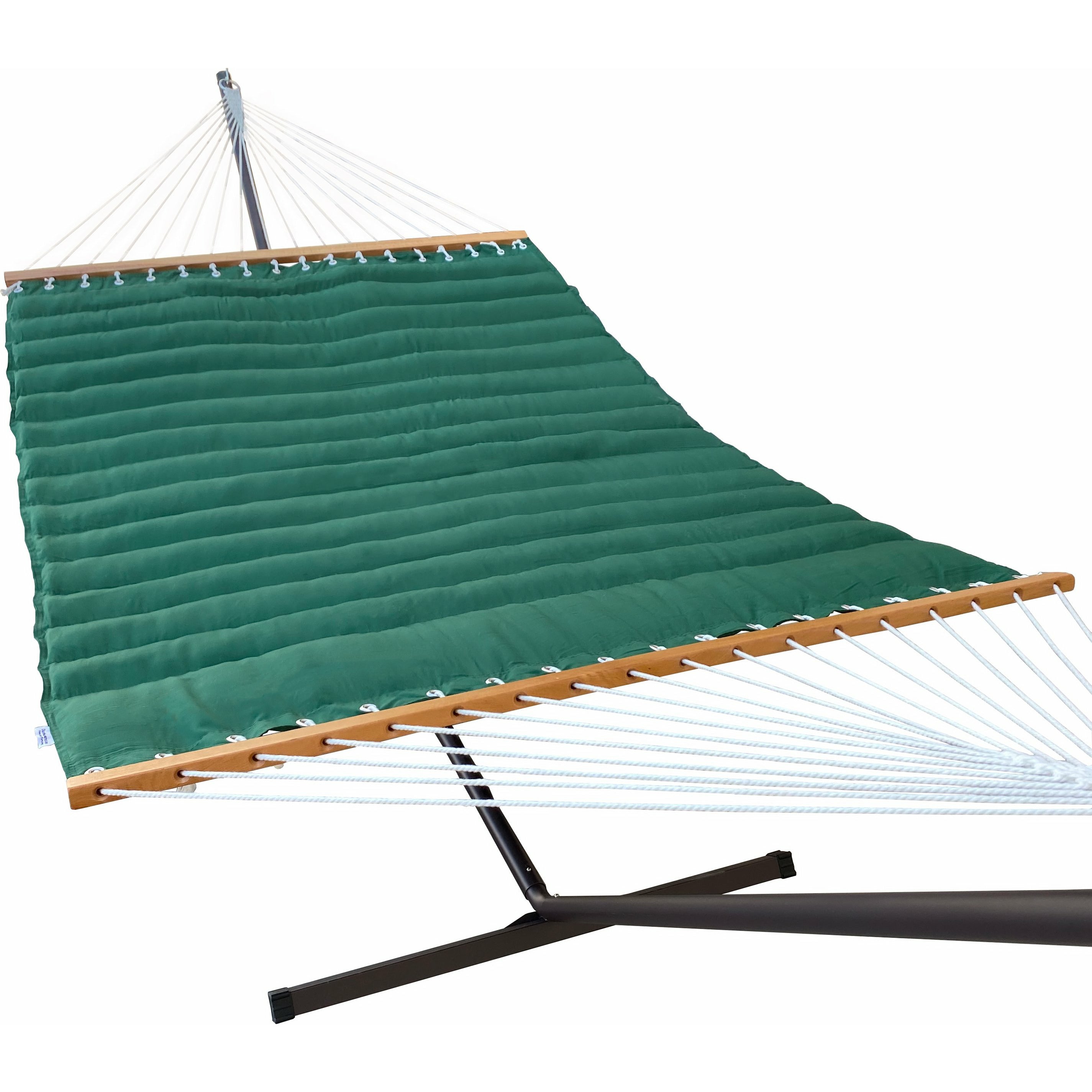 DURAWEATHER POLY® Hammock with Steel Stand and Pillow in Sunbrella Fabrics