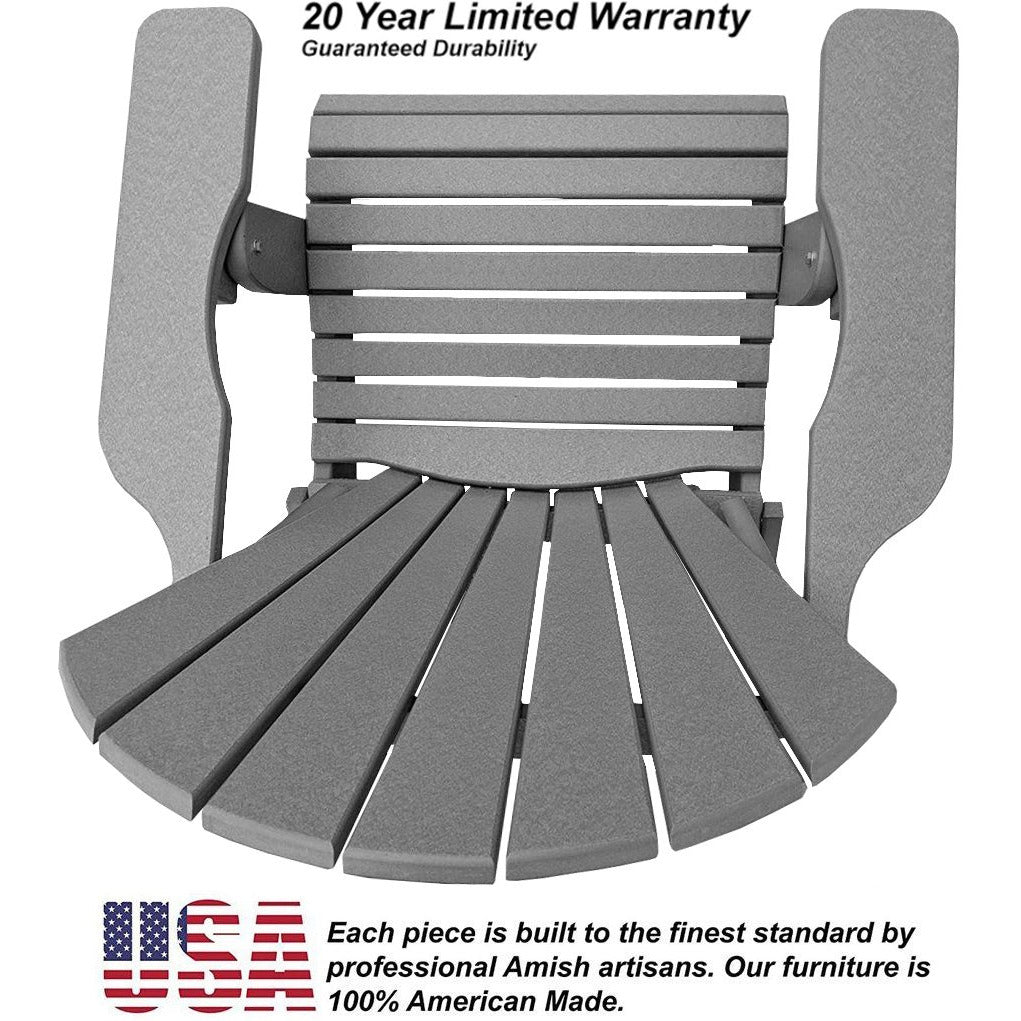 DURAWEATHER POLY® Folding Adirondack Chairs King Size