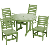 Meadowbrook 5 pc. 48"rd  Dining Set with Two Dining Arm Chairs and Two Dining Side Chairs