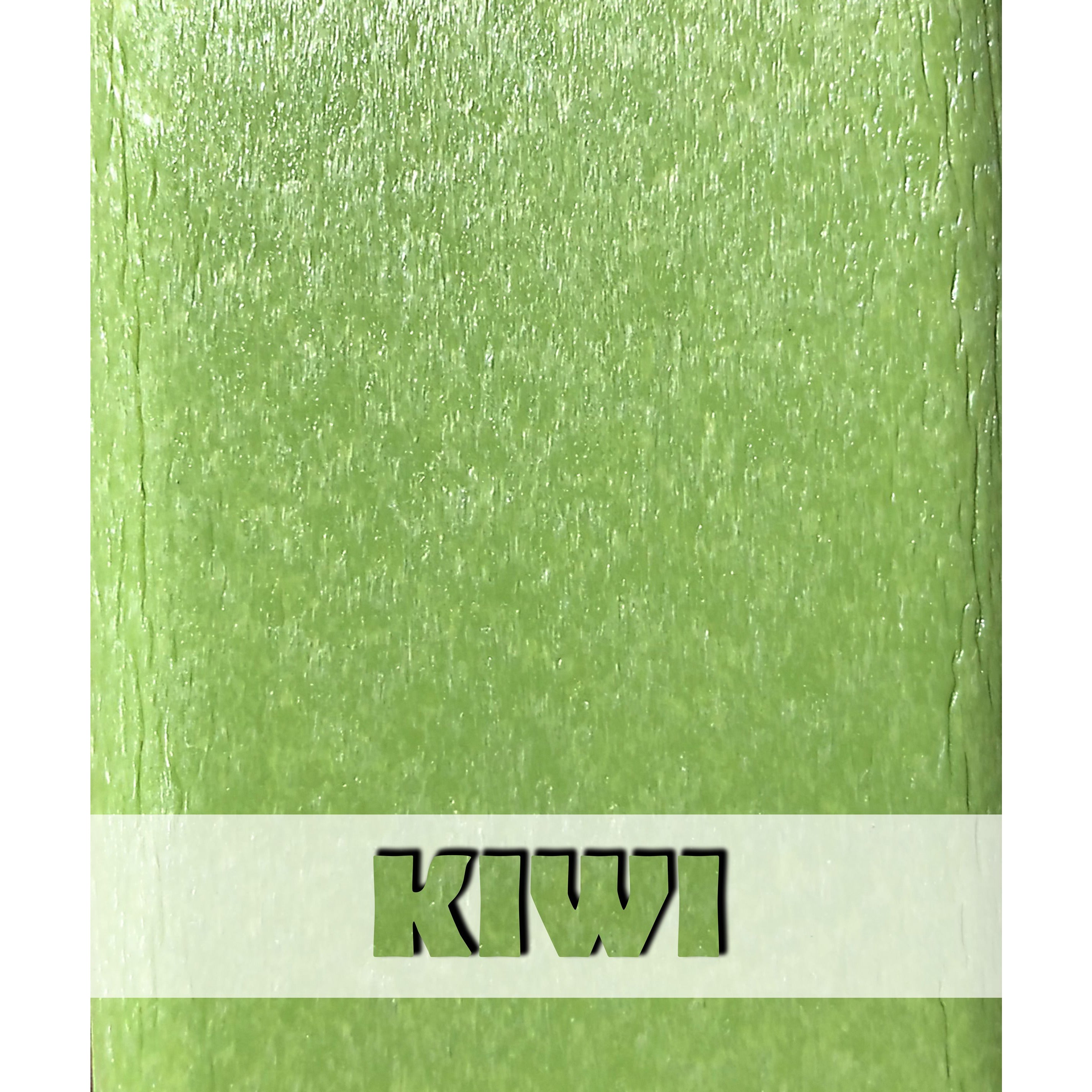 DuraWeather Poly&reg; King Size Folding Adirondack Chair - (Kiwi Green on White)