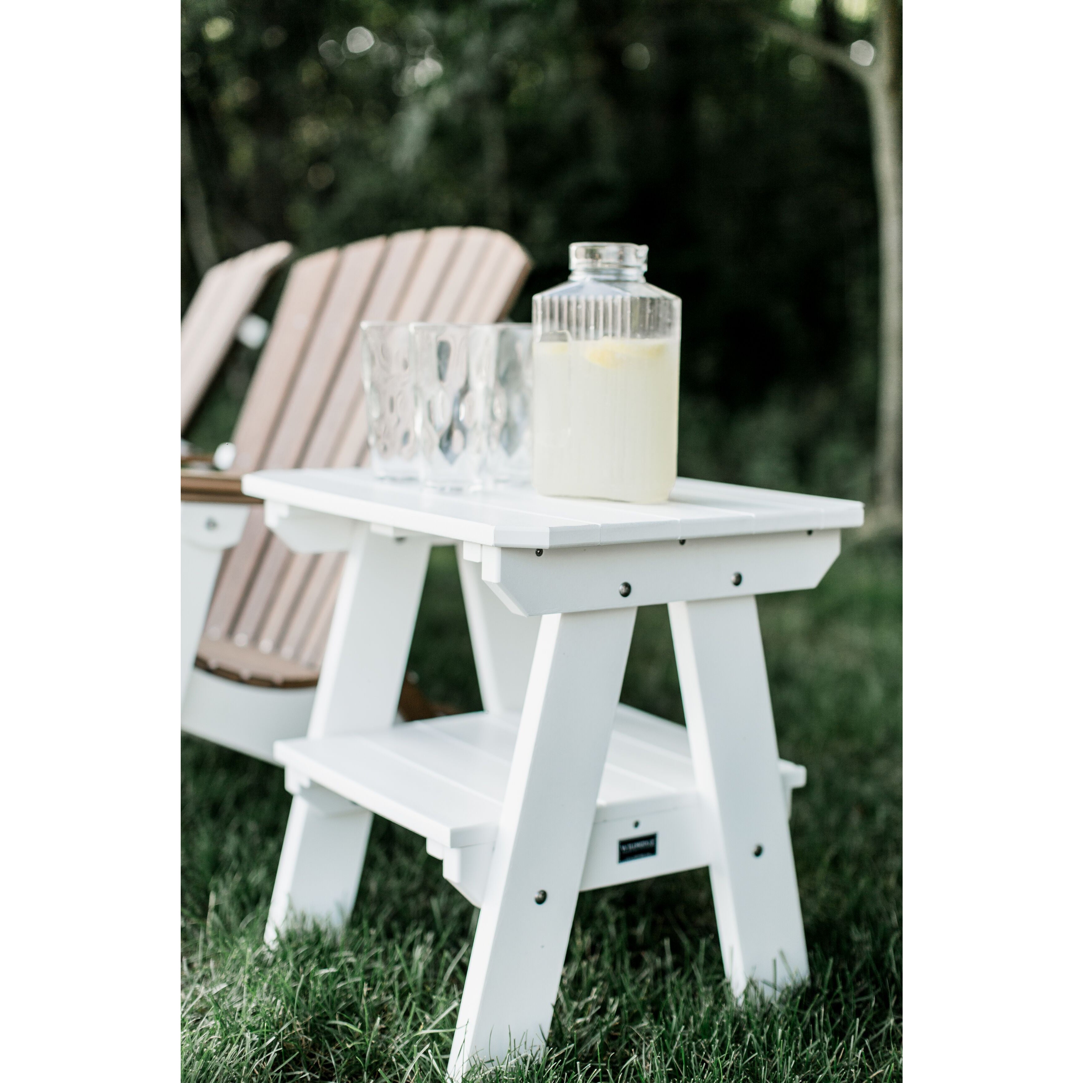 Two Tier Rectangular End Table