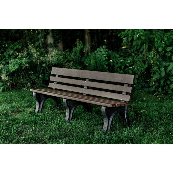 duraweather poly outdoor bench poly resin lumber yard garden furniture