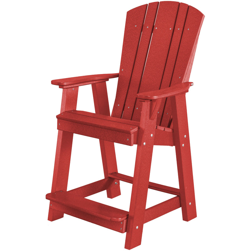 Set of 3 - Plantation Counter Height Adirondack Chairs