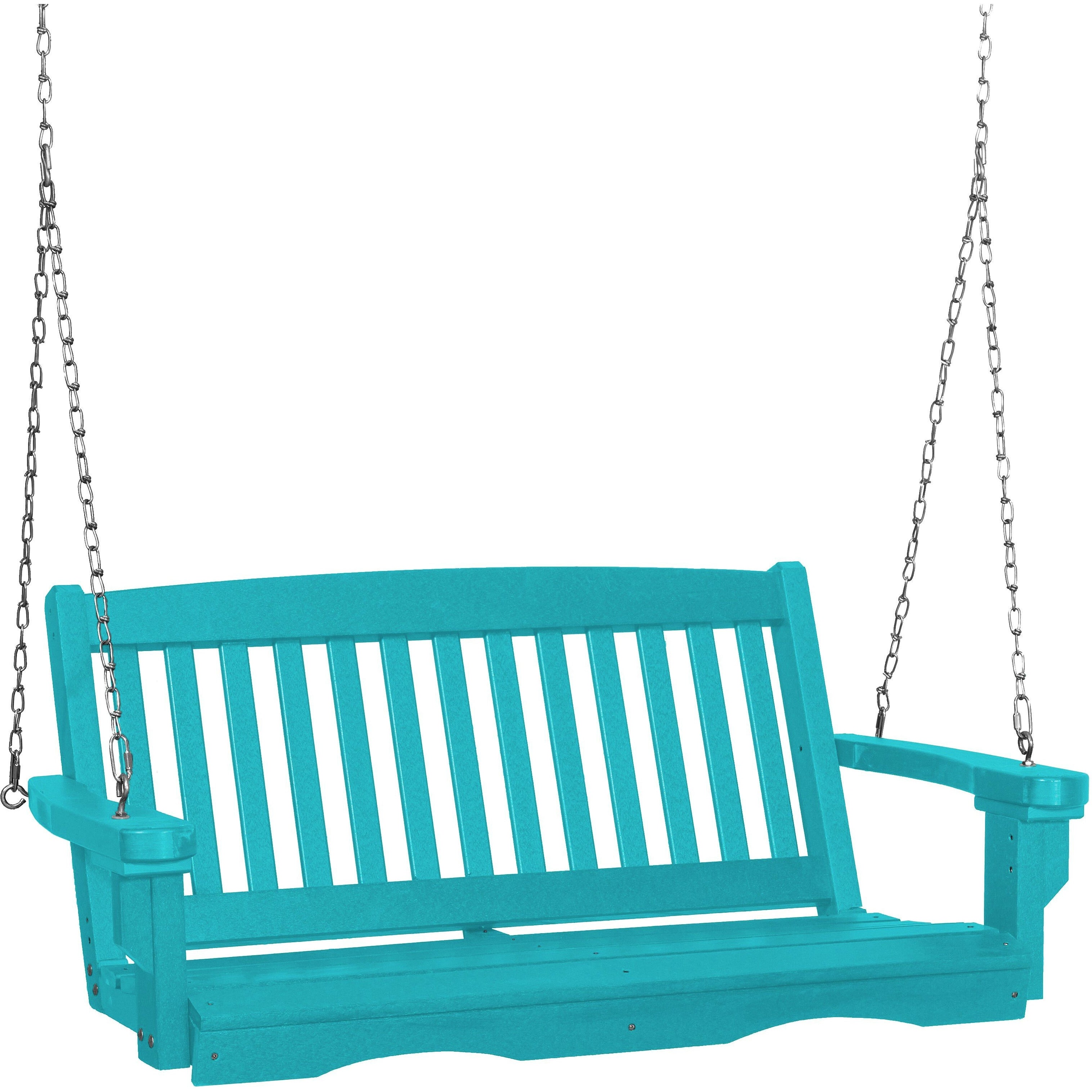 DURAWEATHER POLY ENGLISH GARDEN MISSION 4'FT PORCH SWING