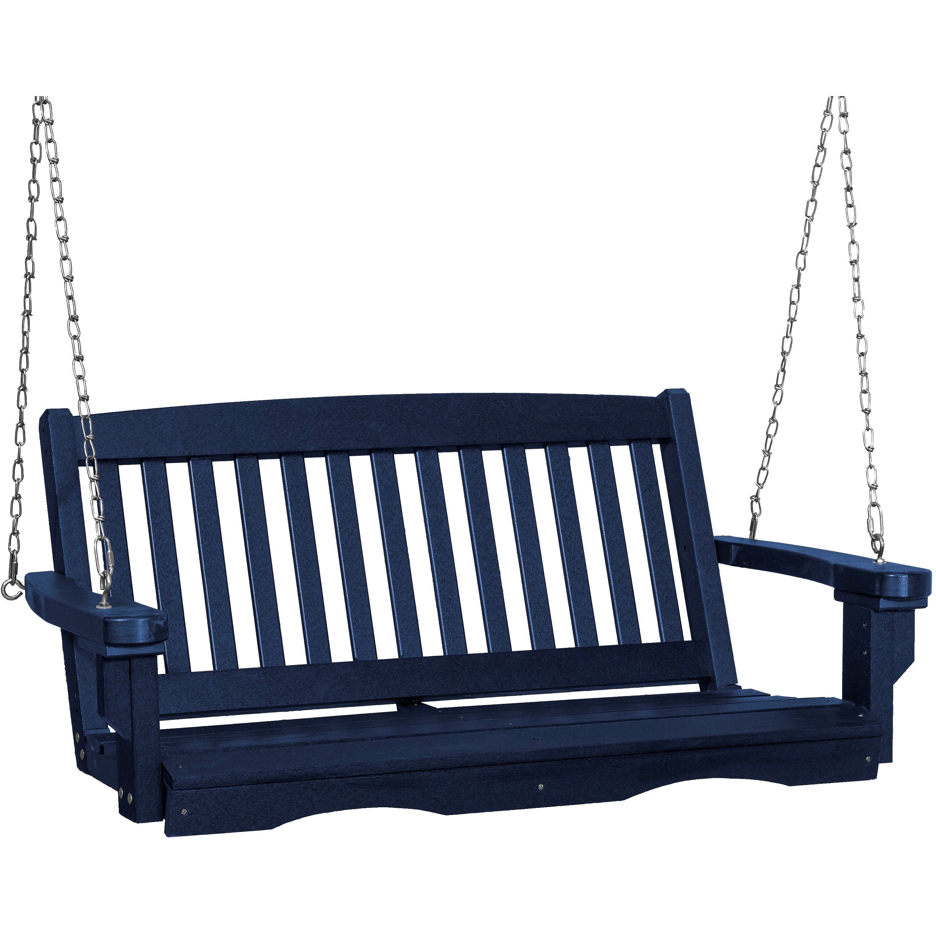 DURAWEATHER POLY ENGLISH GARDEN MISSION 4'FT PORCH SWING