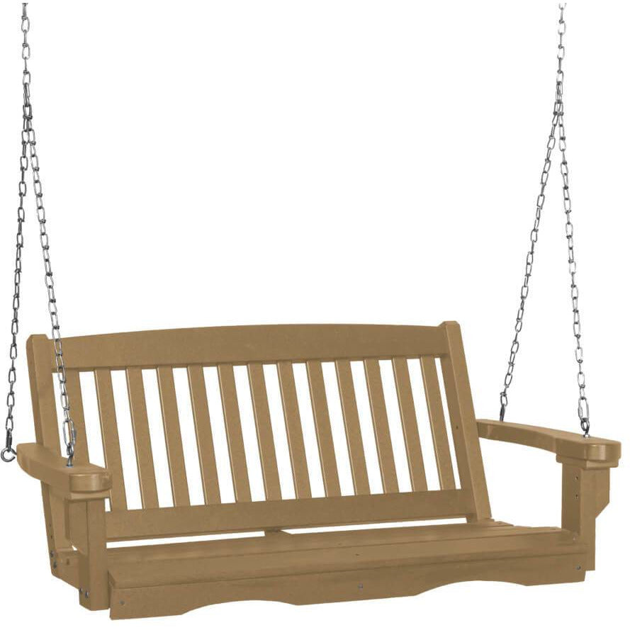 DURAWEATHER POLY ENGLISH GARDEN MISSION 4'FT PORCH SWING