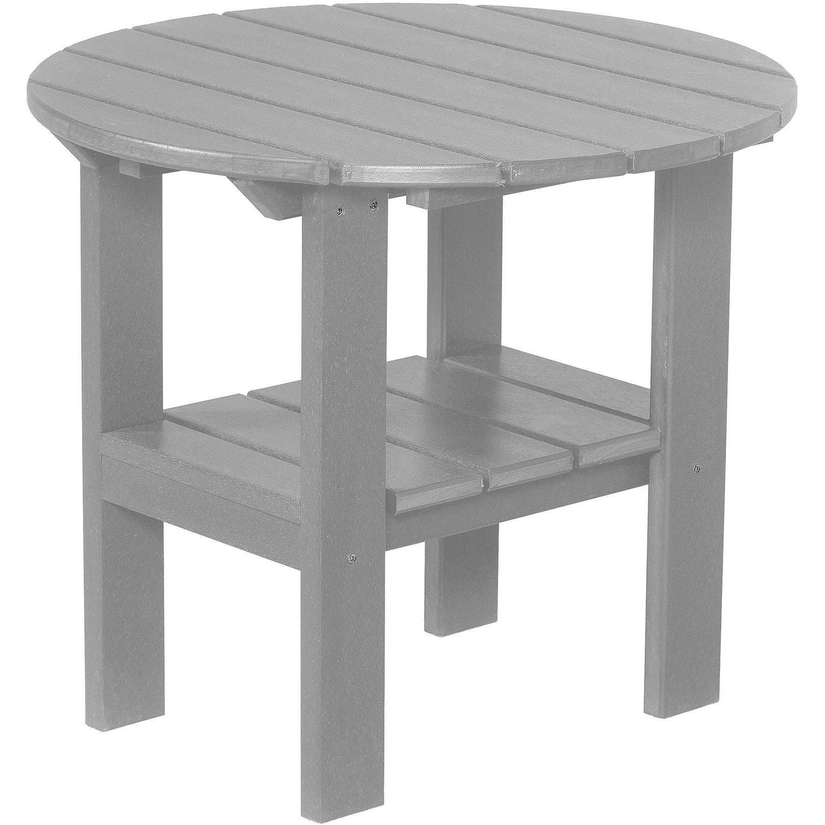 DURAWEATHER POLY® Set of 2 Mission Porch Rockers with Round Side Table