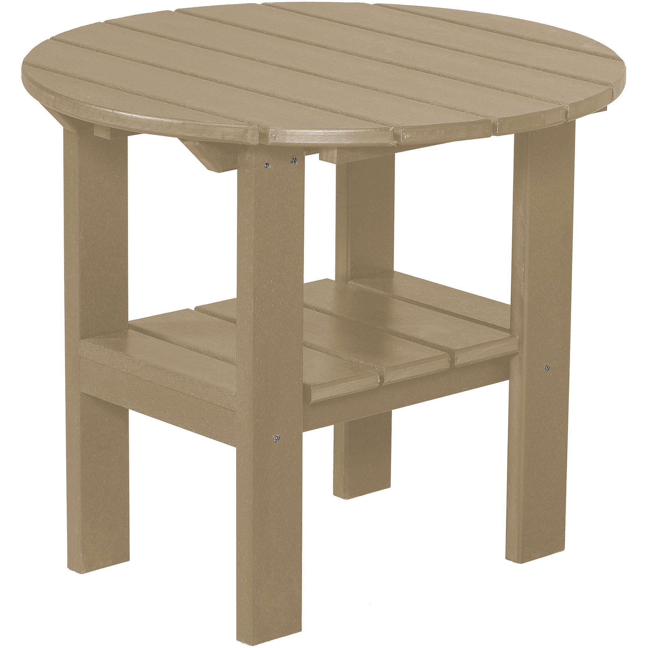 DURAWEATHER POLY® Set of 2 Mission Porch Rockers with Round Side Table