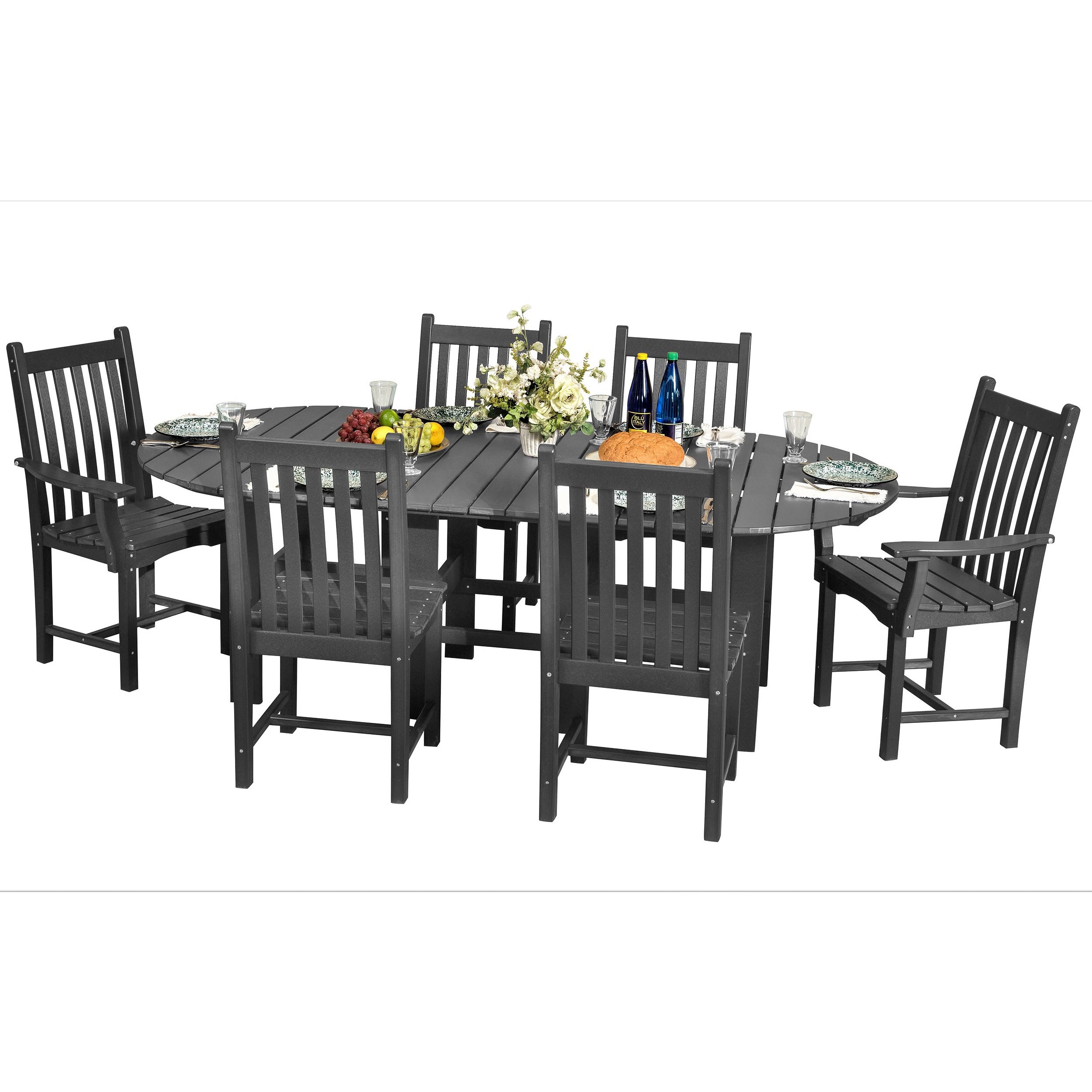 DURAWEATHER POLY® 7-Piece Mission Oval Dining Table Set