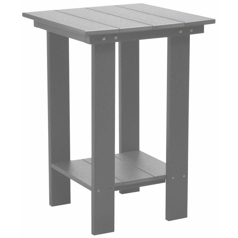 cottage light grey modern counter height table all weather poly wood