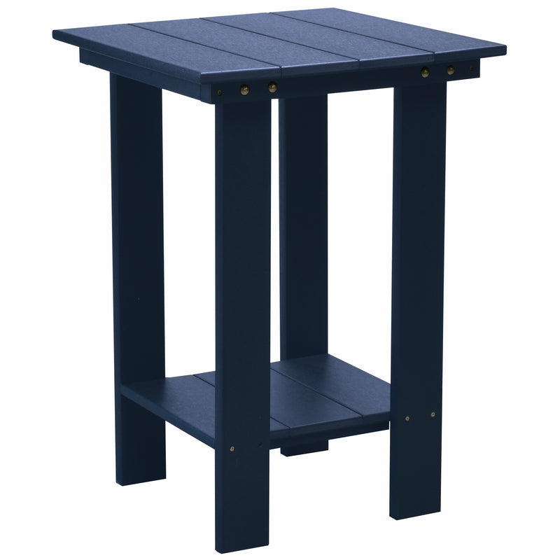 navy modern counter height table all weather poly wood