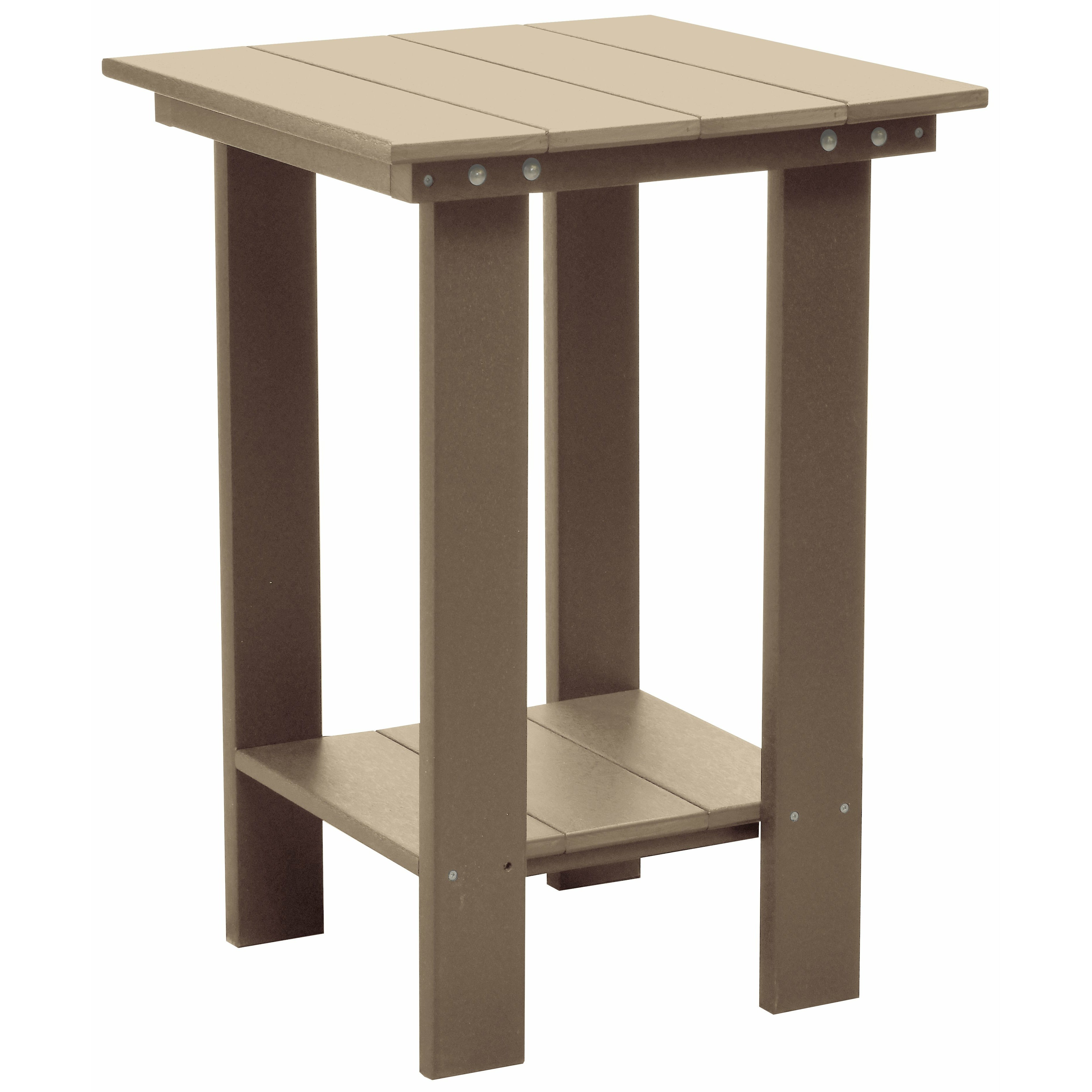 DURAWEATHER POLY® Modern Side Table Counter Height (32"H)