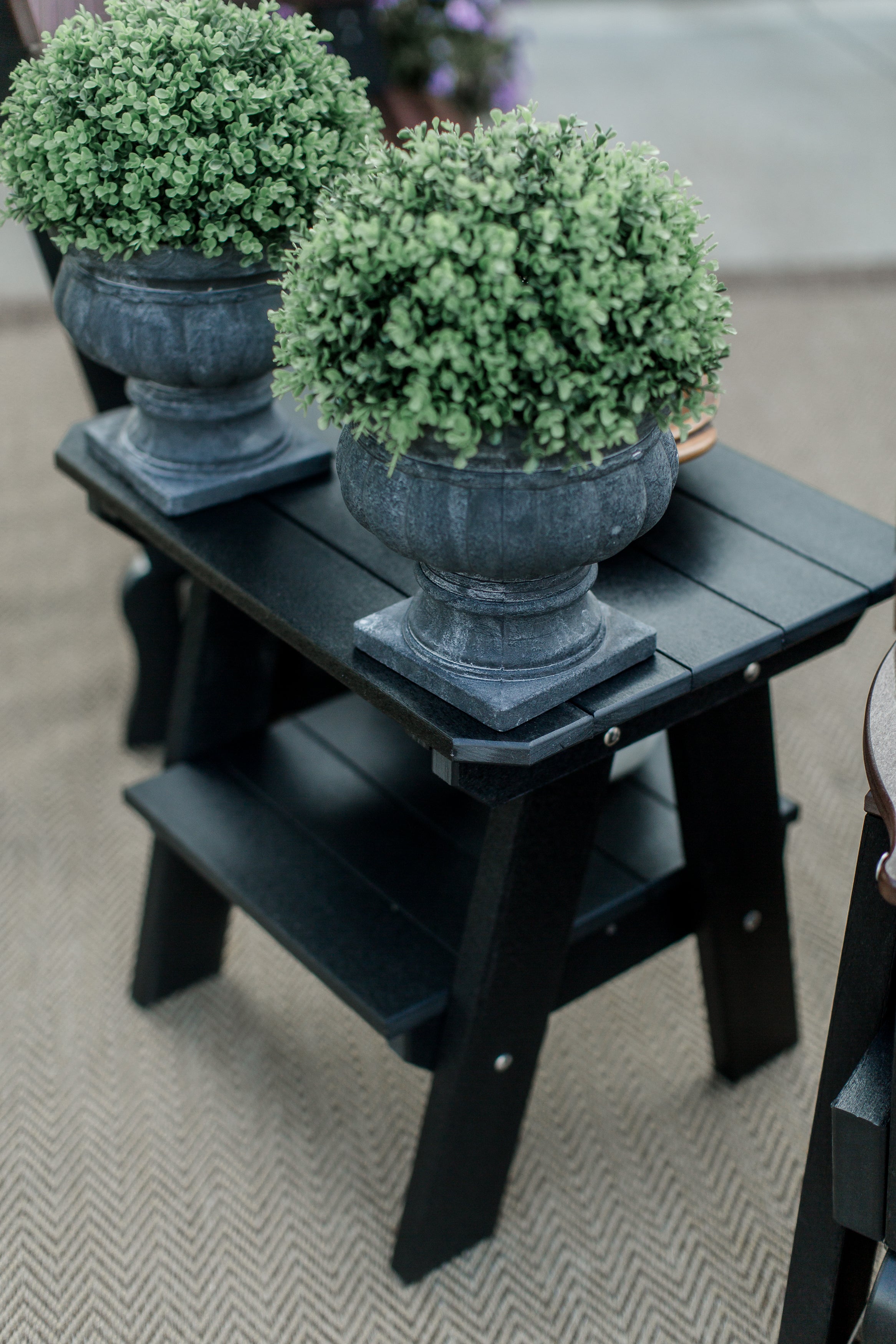 Two Tier Rectangular End Table